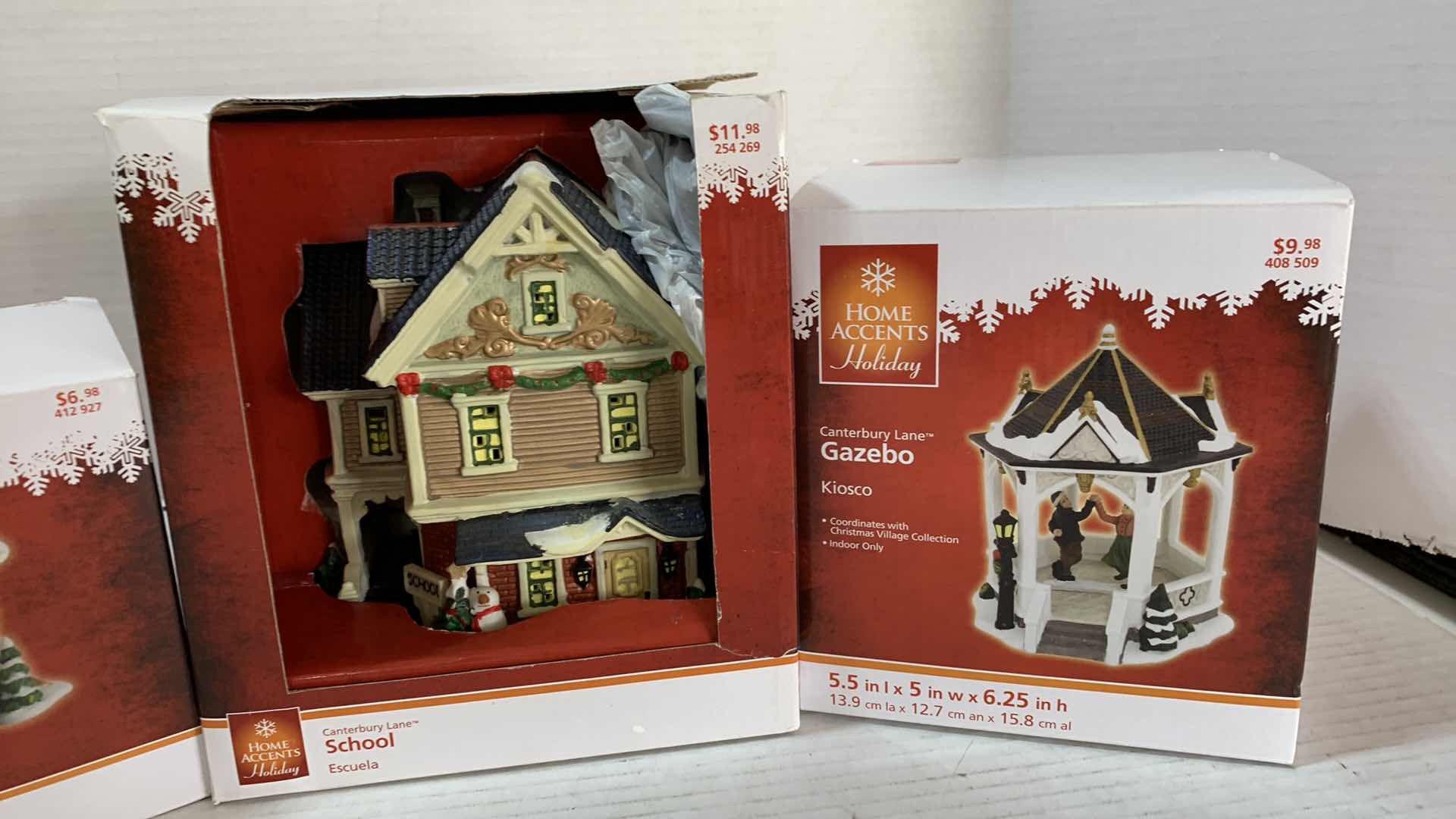 Photo 1 of 3-HOME ACCENTS CHRISTMAS VILLAGE SETS