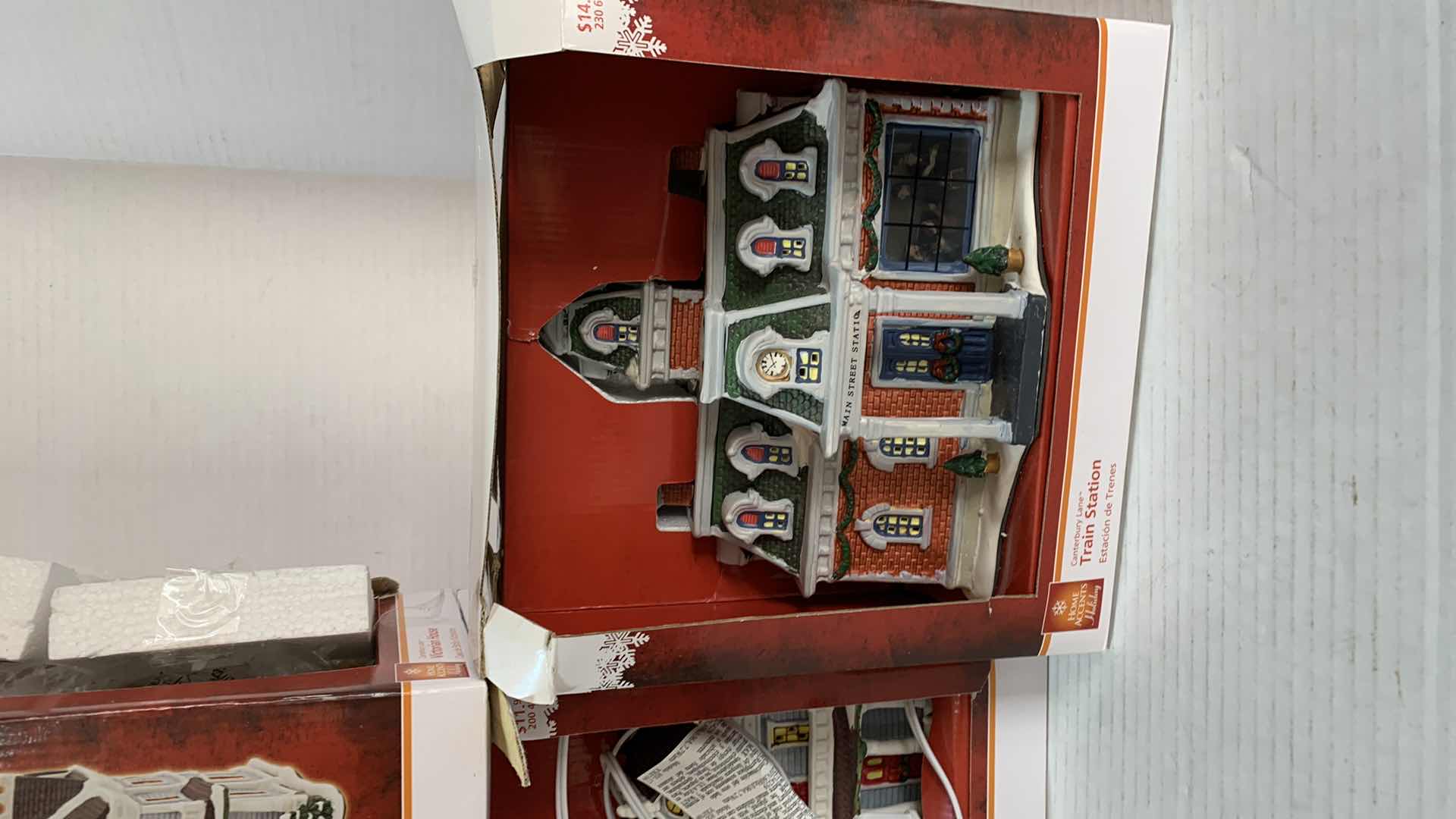 Photo 1 of 4-HOME ACCENTS CHRISTMAS VILLAGE SETS