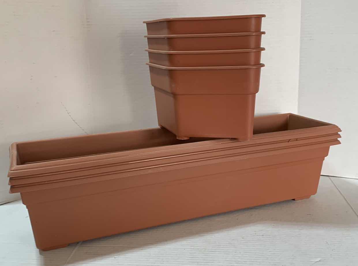 Photo 1 of 7-PLASTIC PLANTERS