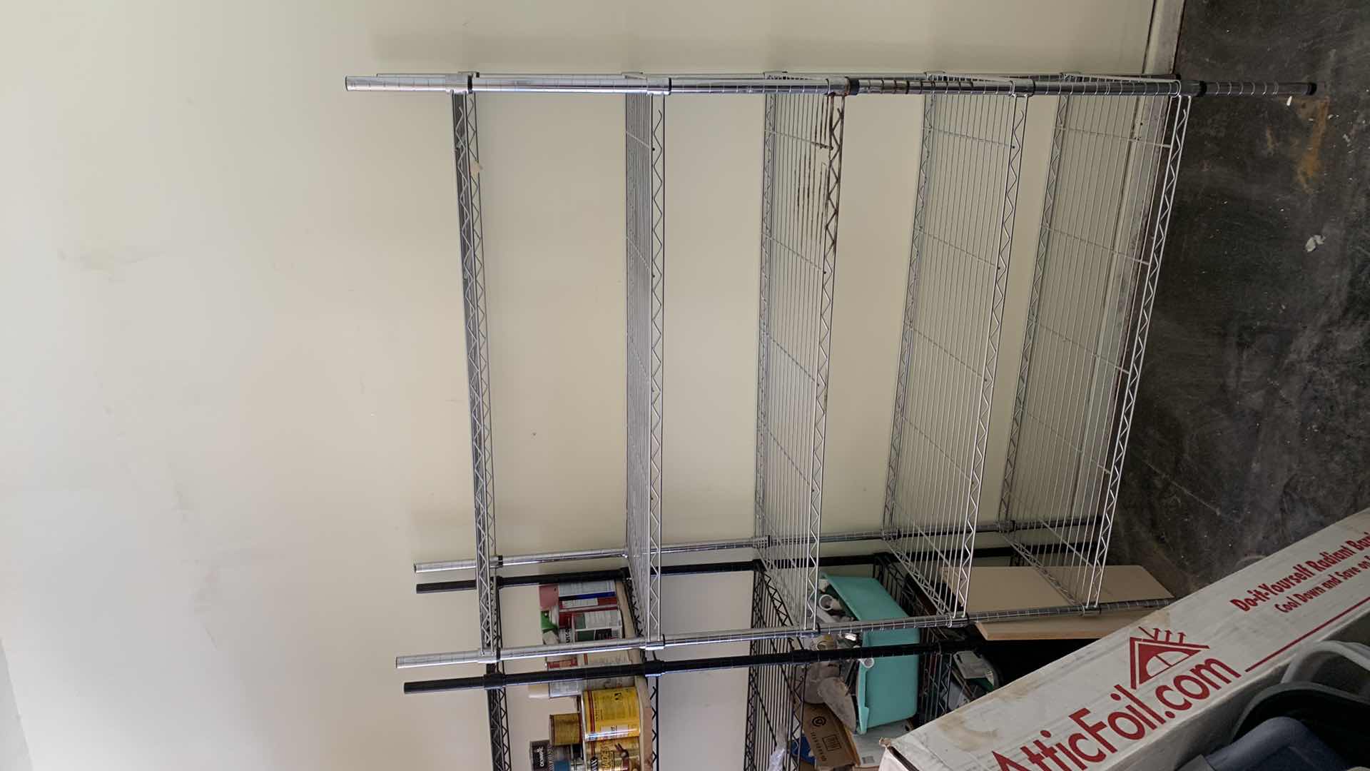 Photo 1 of 5-SHELF METAL RACK 48” X 18” H 74”