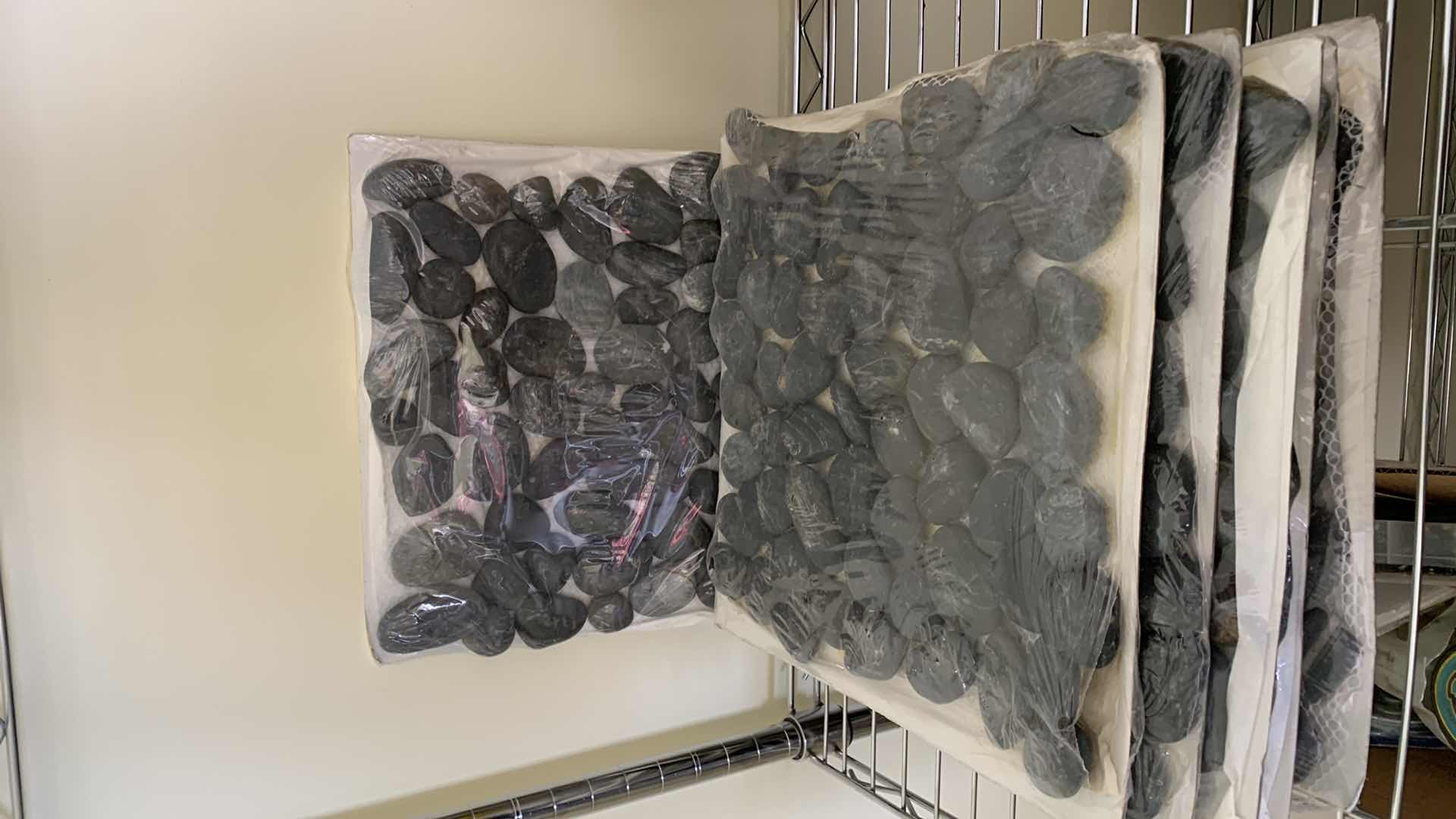 Photo 1 of 7-RIVER BED STONE TILE SHEETS  12” X 12”