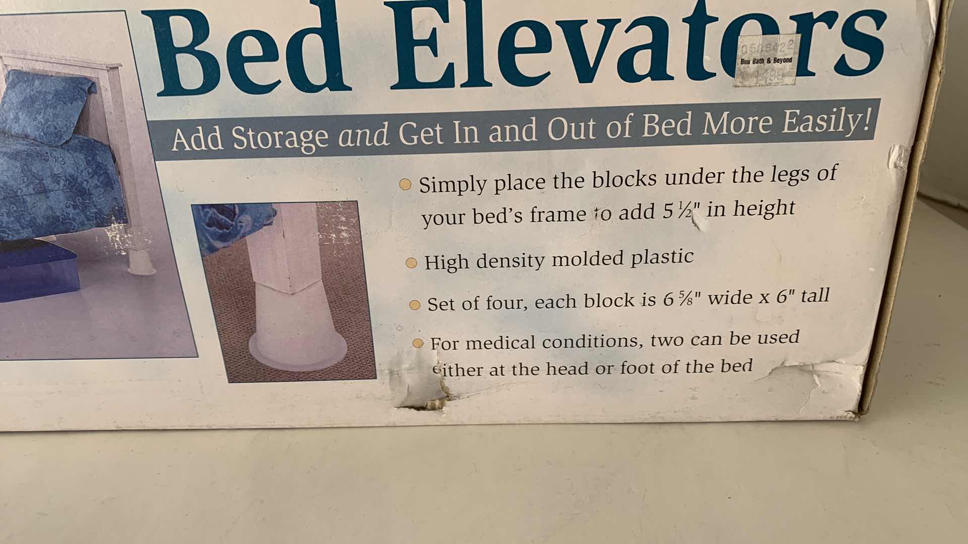 Photo 1 of BED ELEVATORS AND A TELEVISION WALL MOUNT