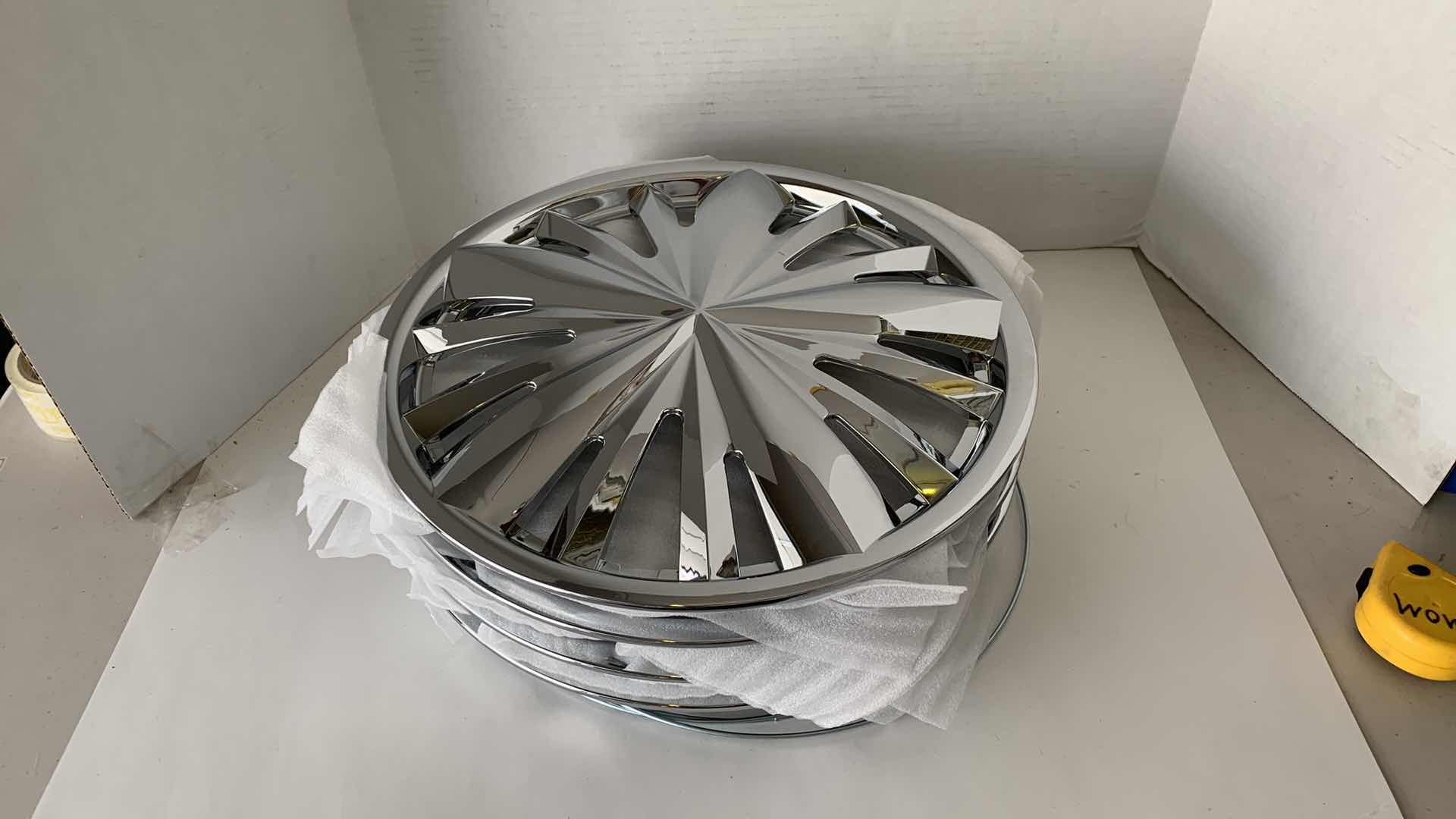 Photo 1 of 4-TIRE RIM COVERS 15” 3/8” WIDE