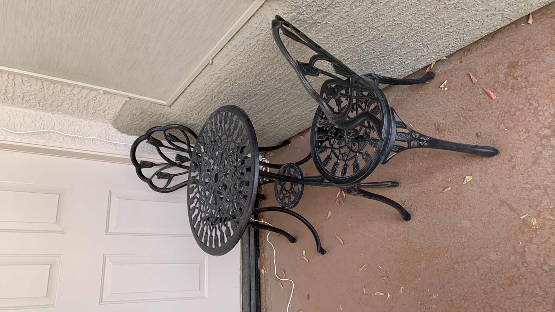 Photo 1 of 3-PIECE METAL BISTRO SET