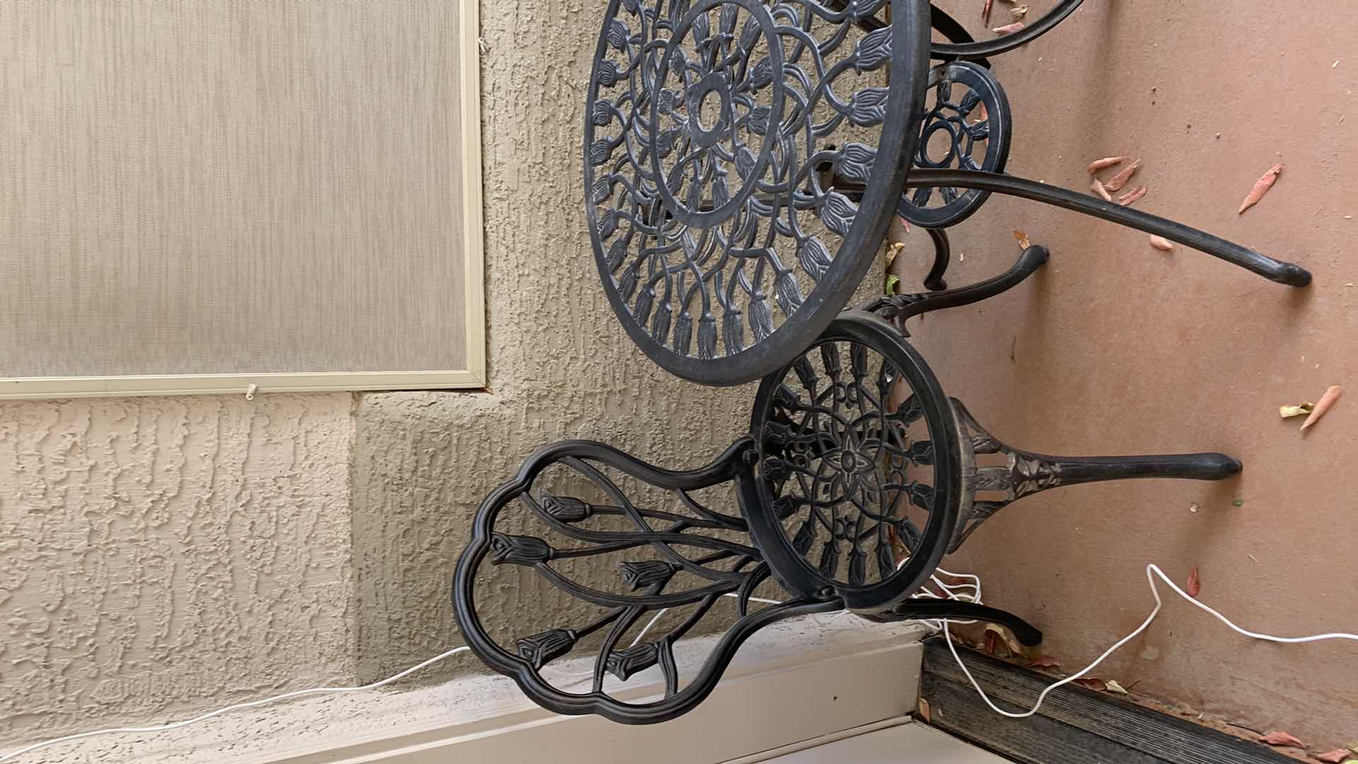 Photo 1 of 3-PIECE METAL BISTRO SET
