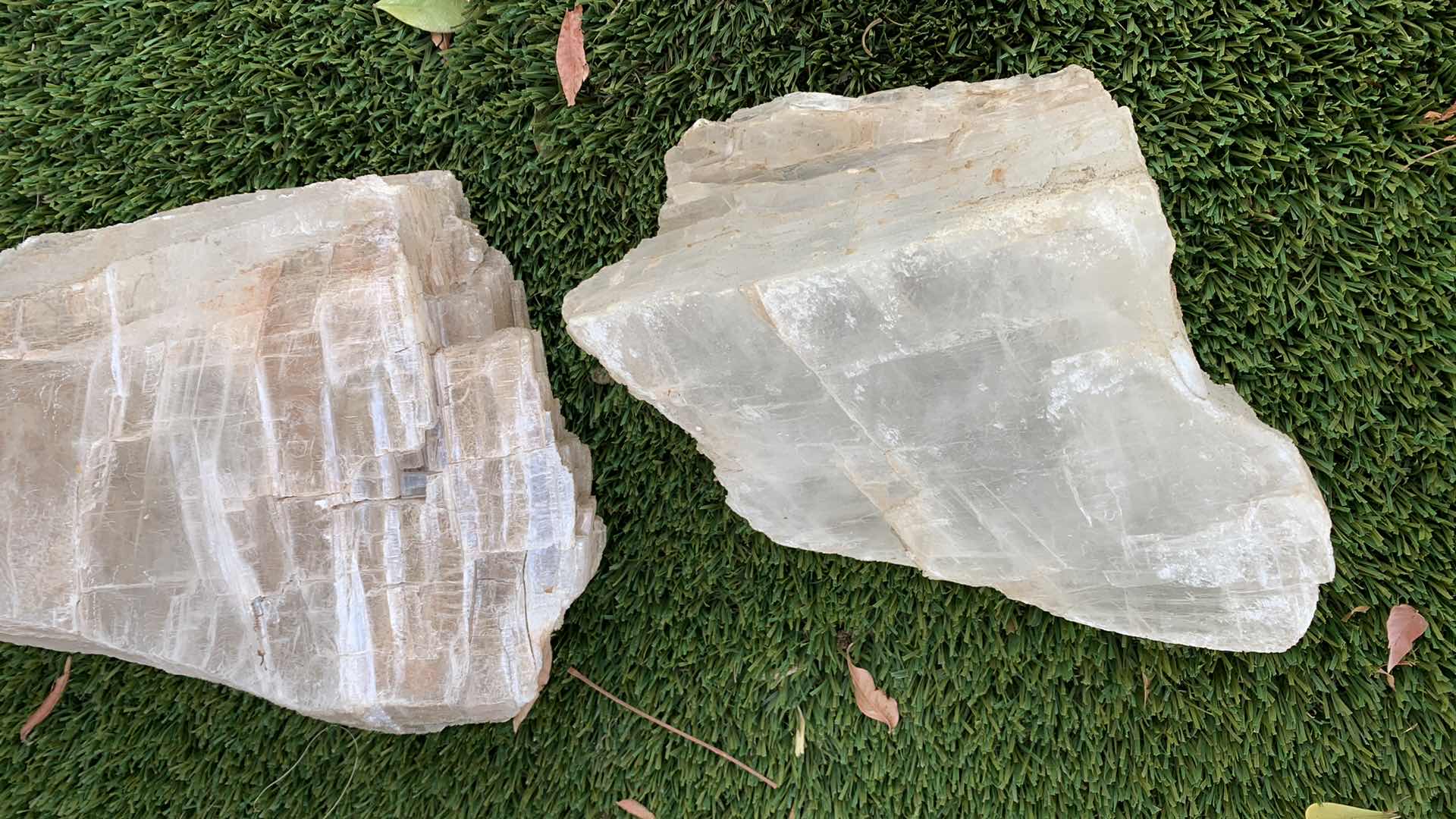 Photo 1 of 2-PIECES OF QUARTZ LARGE IS 13” LONG