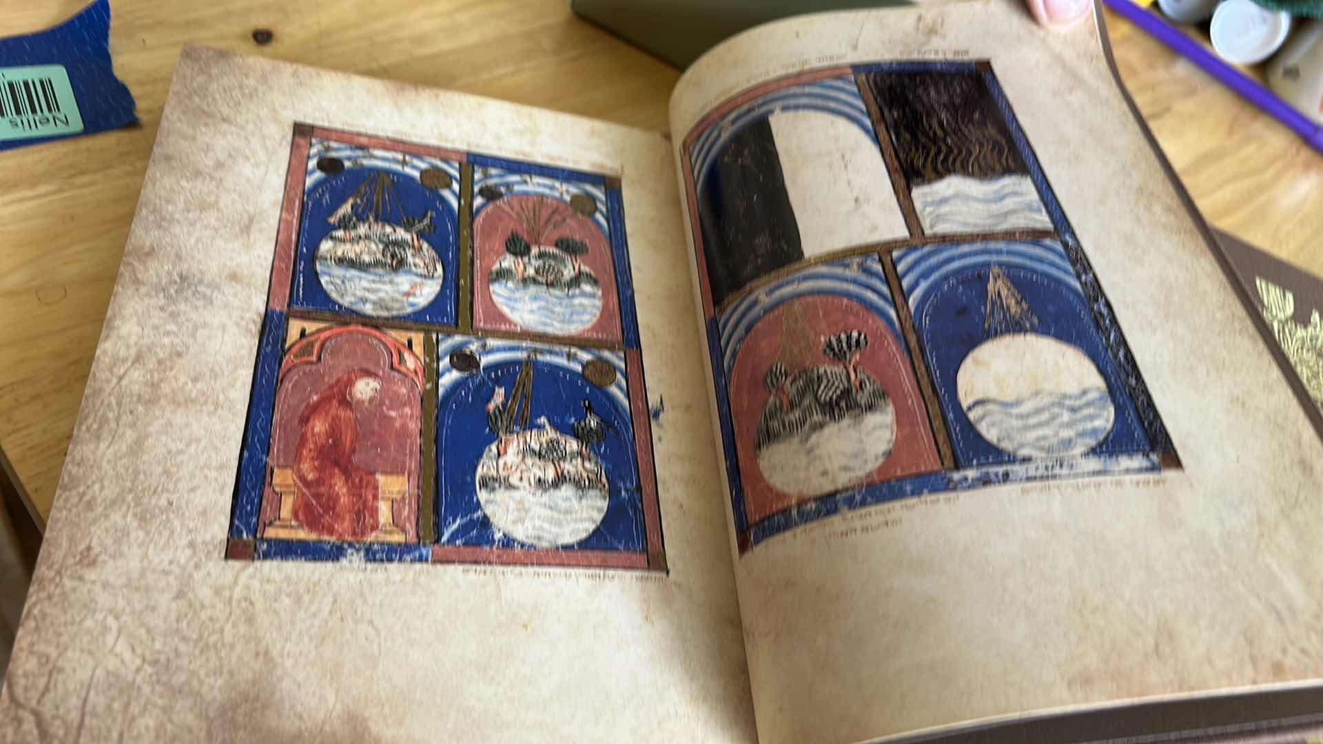 Photo 1 of  NUMBERED LIMITED EDITION OF SARAJEVO HAGGADAH RENOWNED MEDIEVAL ILLUMINATED MANUSCRIPT, 1907 OUT OF 2249