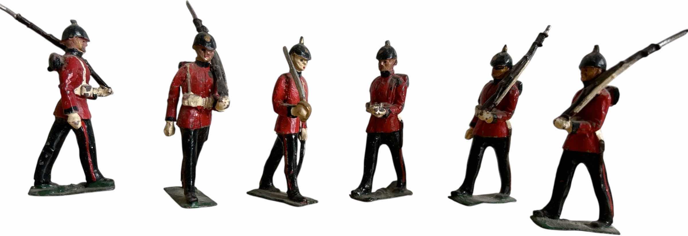 Photo 1 of 6 LEAD SOLDIERS H2.5”