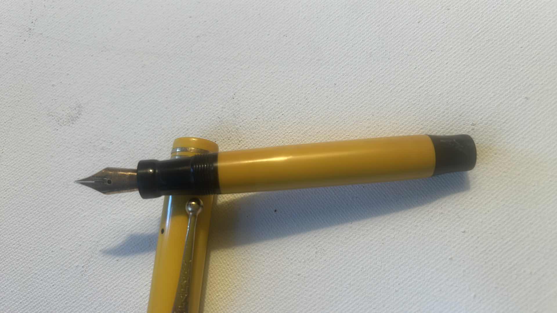 Photo 1 of  VINTAGE PARKER LUCKY CURVE #6 HARD RUBBER EYEDROPPER PEN