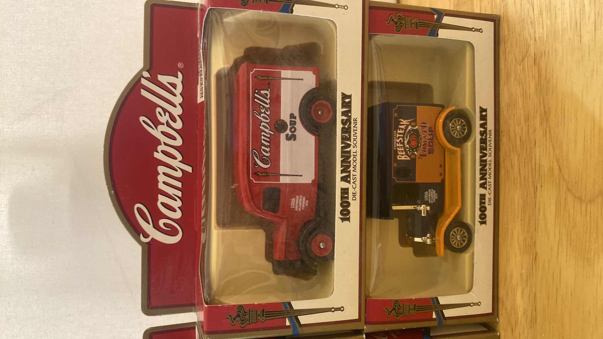 Photo 1 of 4 - CAMPBELL’s 100th ANNIVERSARY DIE CAST MODEL SOUVENIRS IN BOXES