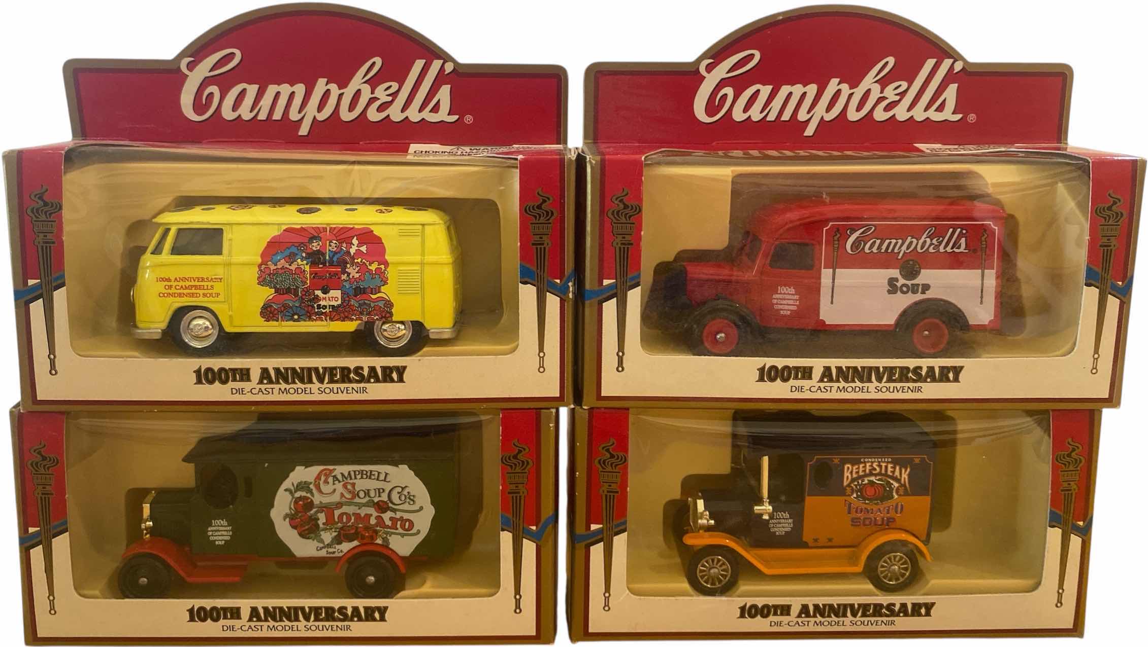 Photo 1 of 4 - CAMPBELL’s 100th ANNIVERSARY DIE CAST MODEL SOUVENIRS IN BOXES