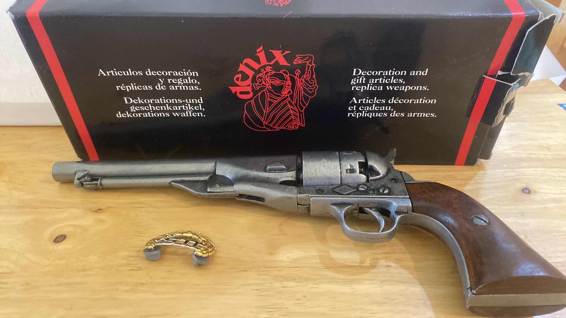 Photo 1 of DENIX AMERICAN CIVIL WAR ARMY B REVOLVER 1860 REPLICA