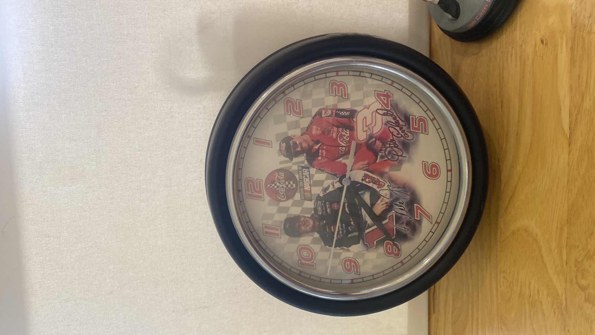 View 3 of 3 - DALE EARNHARDT JR. COLLECTABLES - CLOCK  9” FIGURINE H9” & CAR