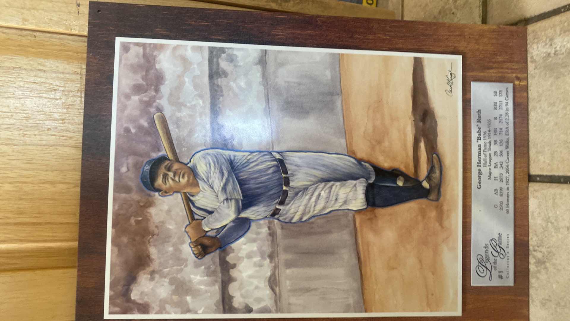 Photo 1 of 3 METAL SIGNS - 2 TITANIC 1 BABE RUTH 12” x 16”