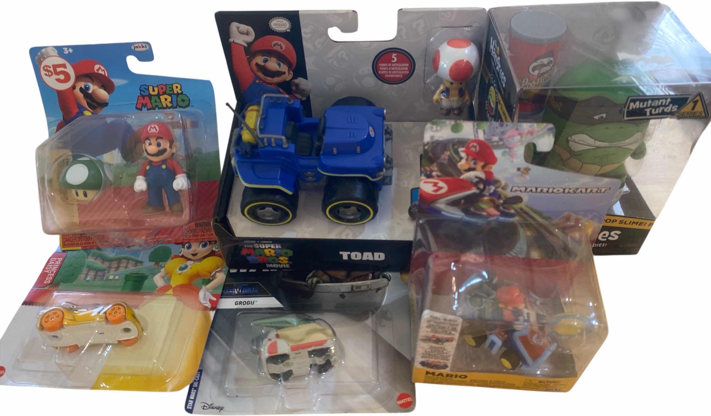 Photo 1 of 4 - MARIO BROTHERS TOYS 1 MUTANT TURD & 1 STAR WARS