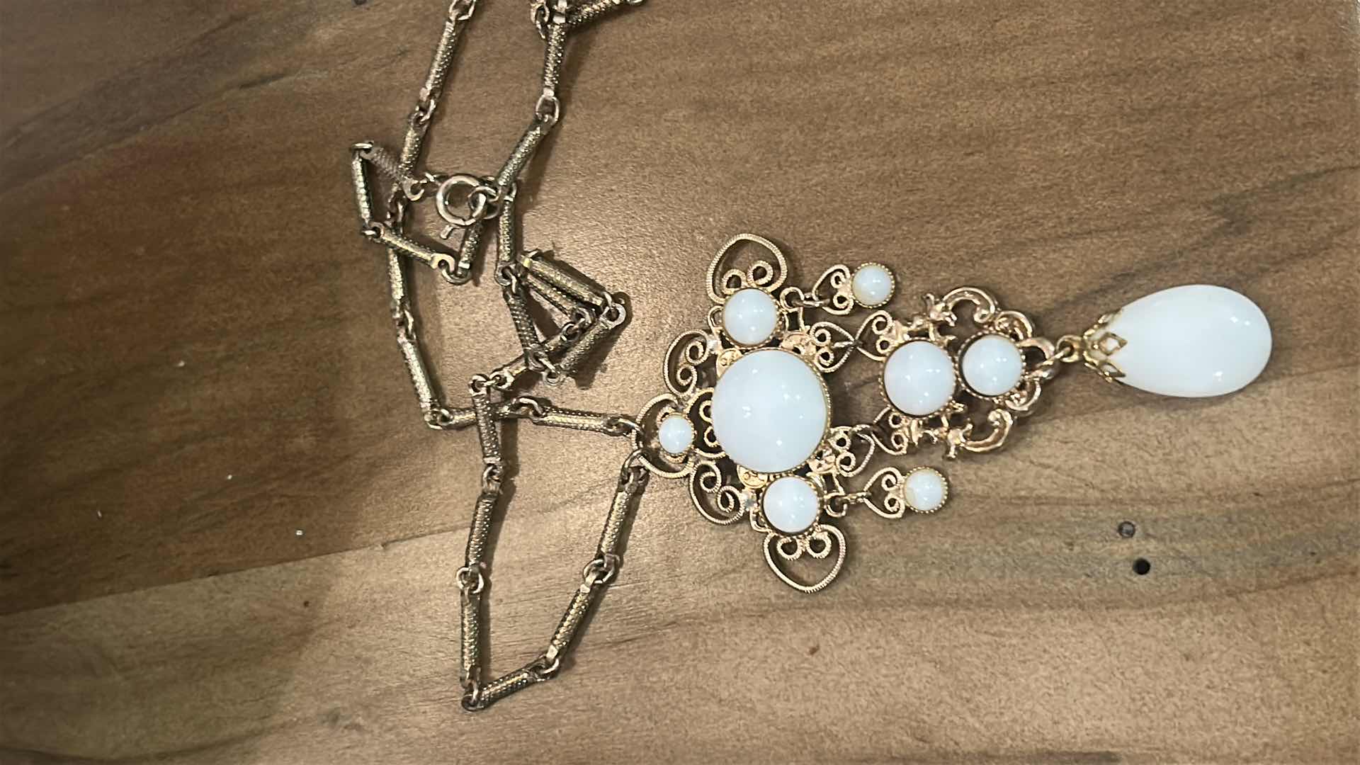 Photo 1 of 3 VINTAGE NECKLACES (.925 CLASP ON PEARLS)