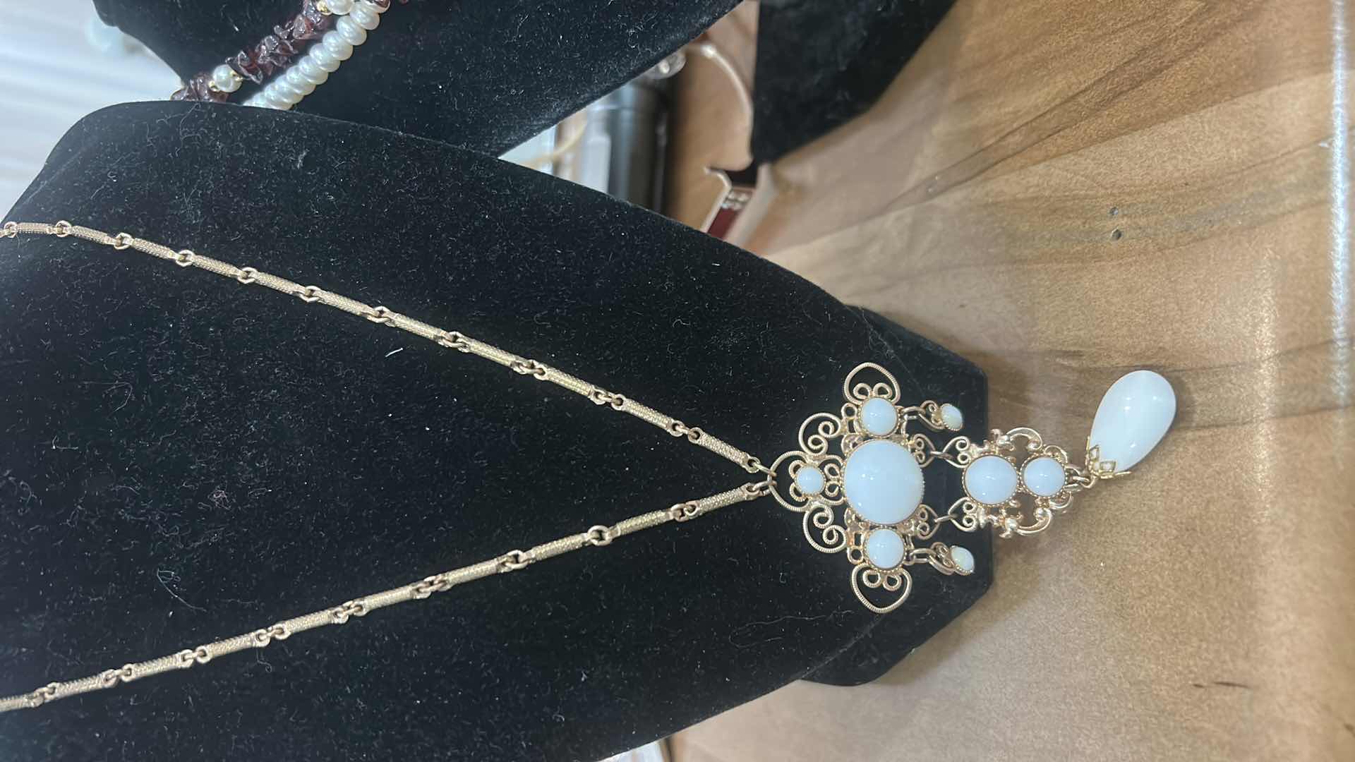 Photo 1 of 3 VINTAGE NECKLACES (.925 CLASP ON PEARLS)