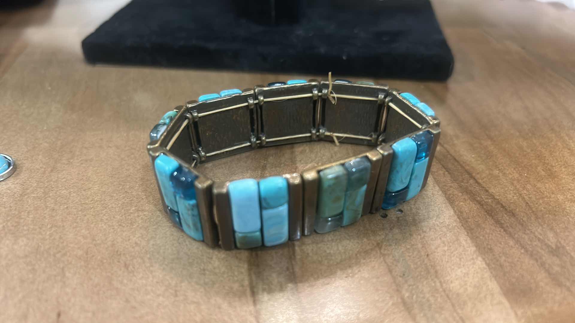 Photo 1 of 3 STRETCHY BRACELETS AND 2 PIERCED EARRINGS