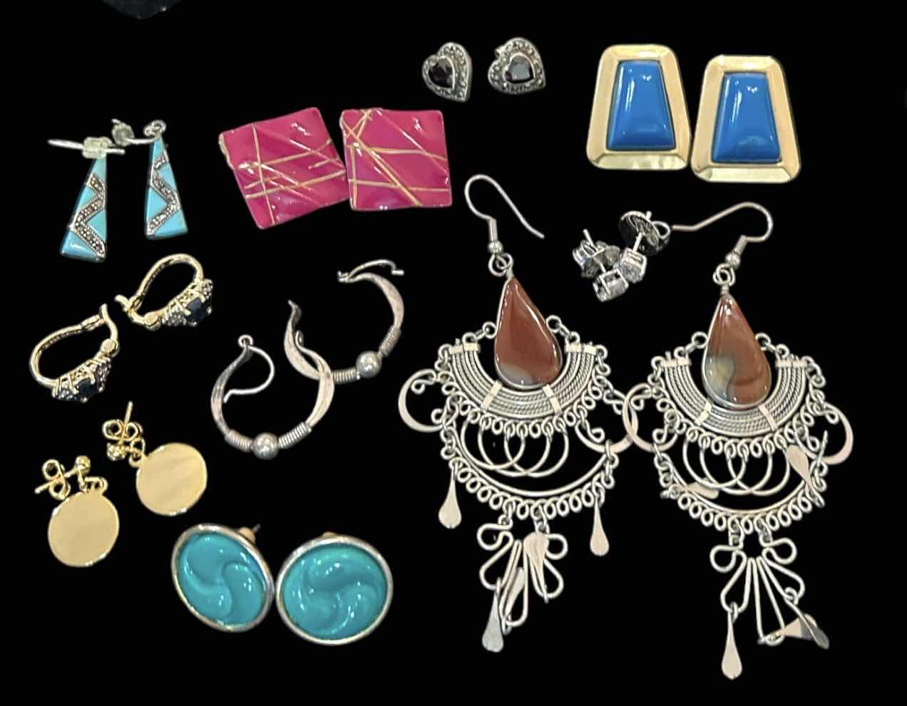 Photo 1 of FASHION JEWELRY - 10 PAIRS EARRINGS