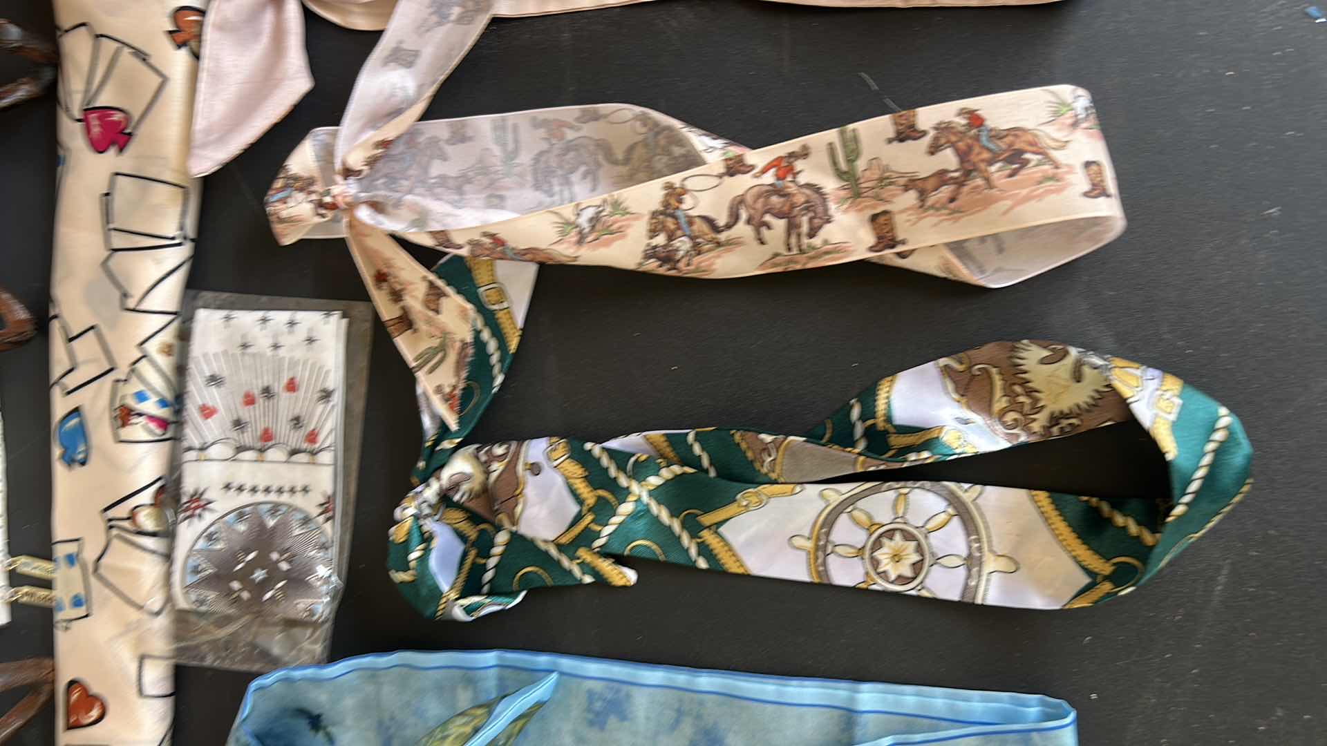 Photo 1 of HATBANDS, CHARMS, METAL HORSE/HORSESHOE WALL HOOKS AND ARTWORK