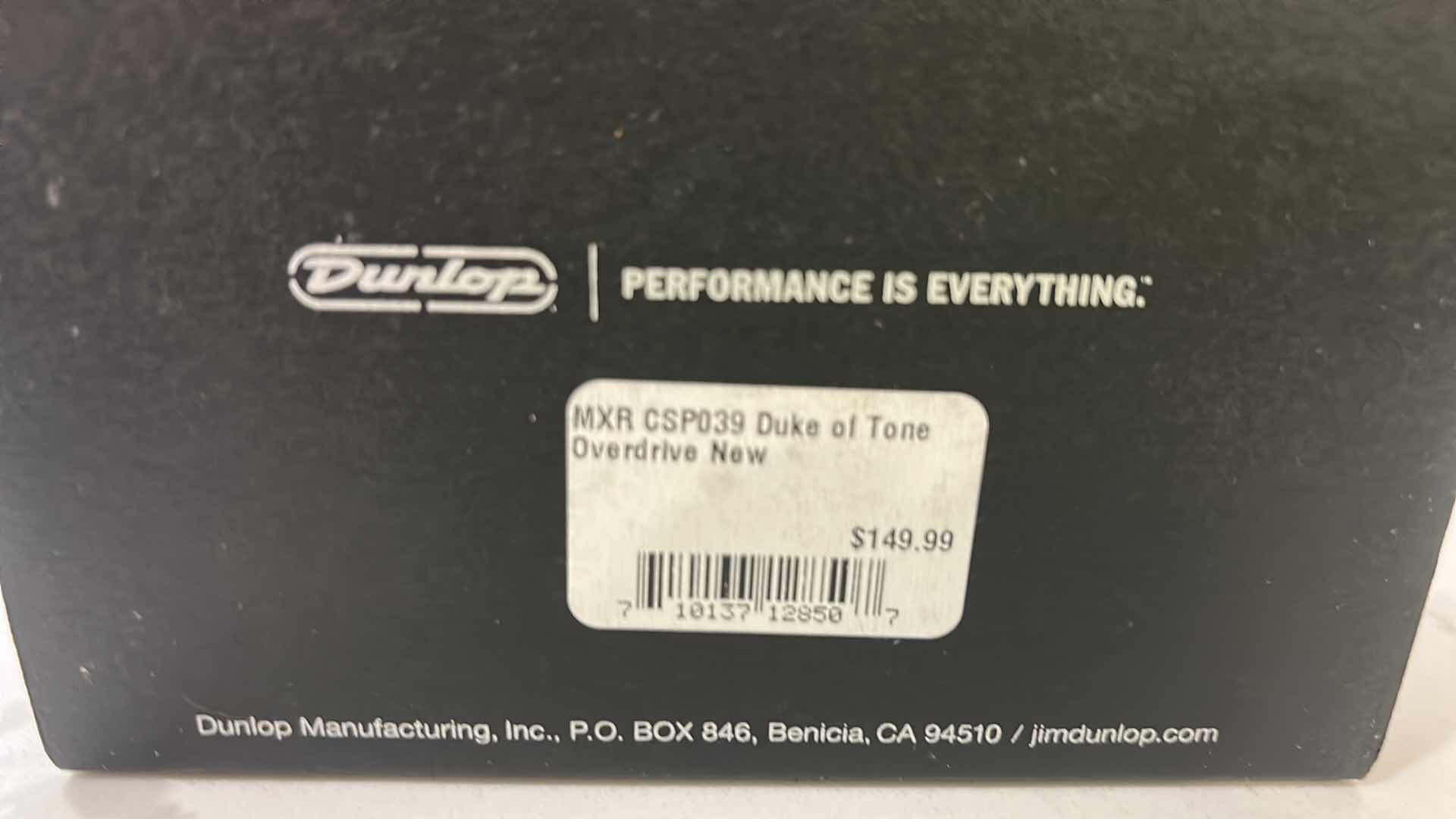 Photo 1 of MXR DUKE OF TONE OVERDRIVE PEDAL