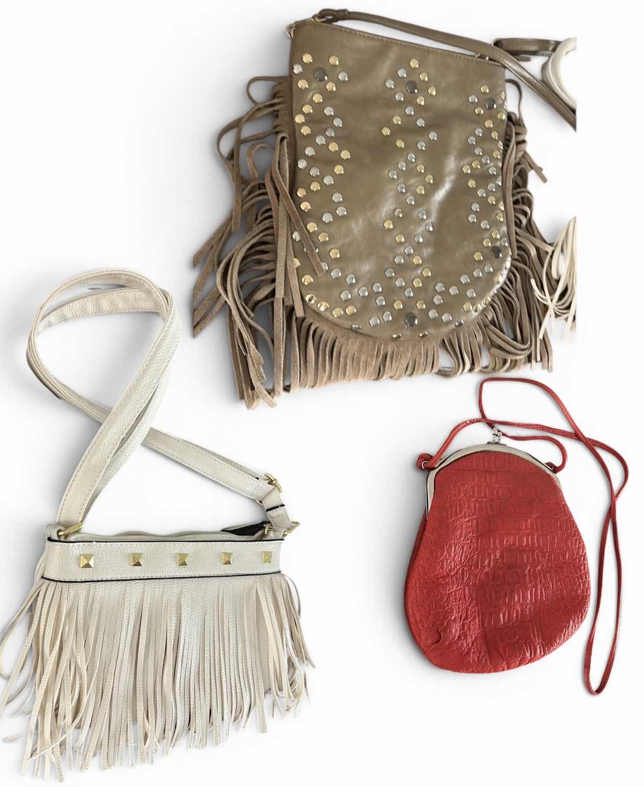 Photo 1 of THREE LADIES HANDBAGS W FRINGE