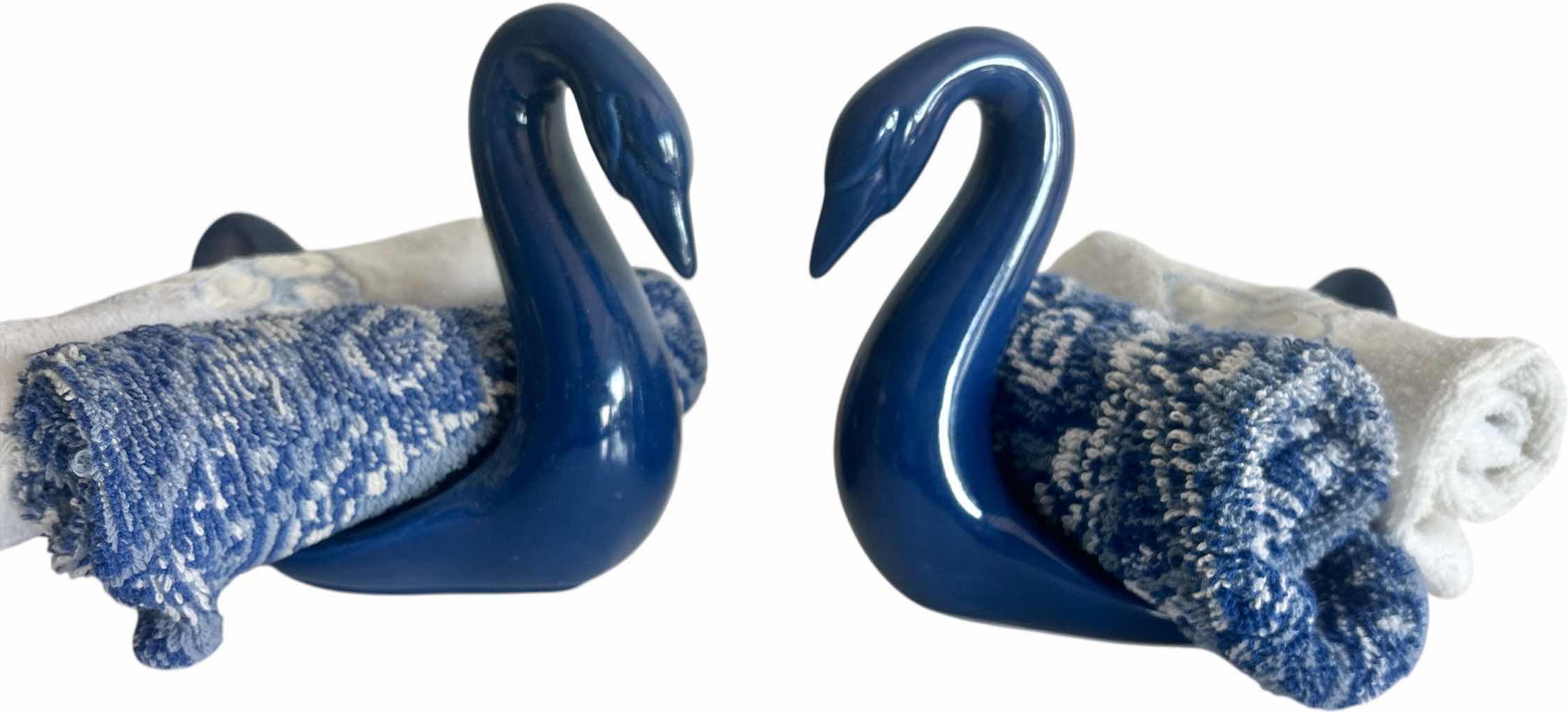 Photo 1 of 2 SWAN WASHCLOTH HOLDERS