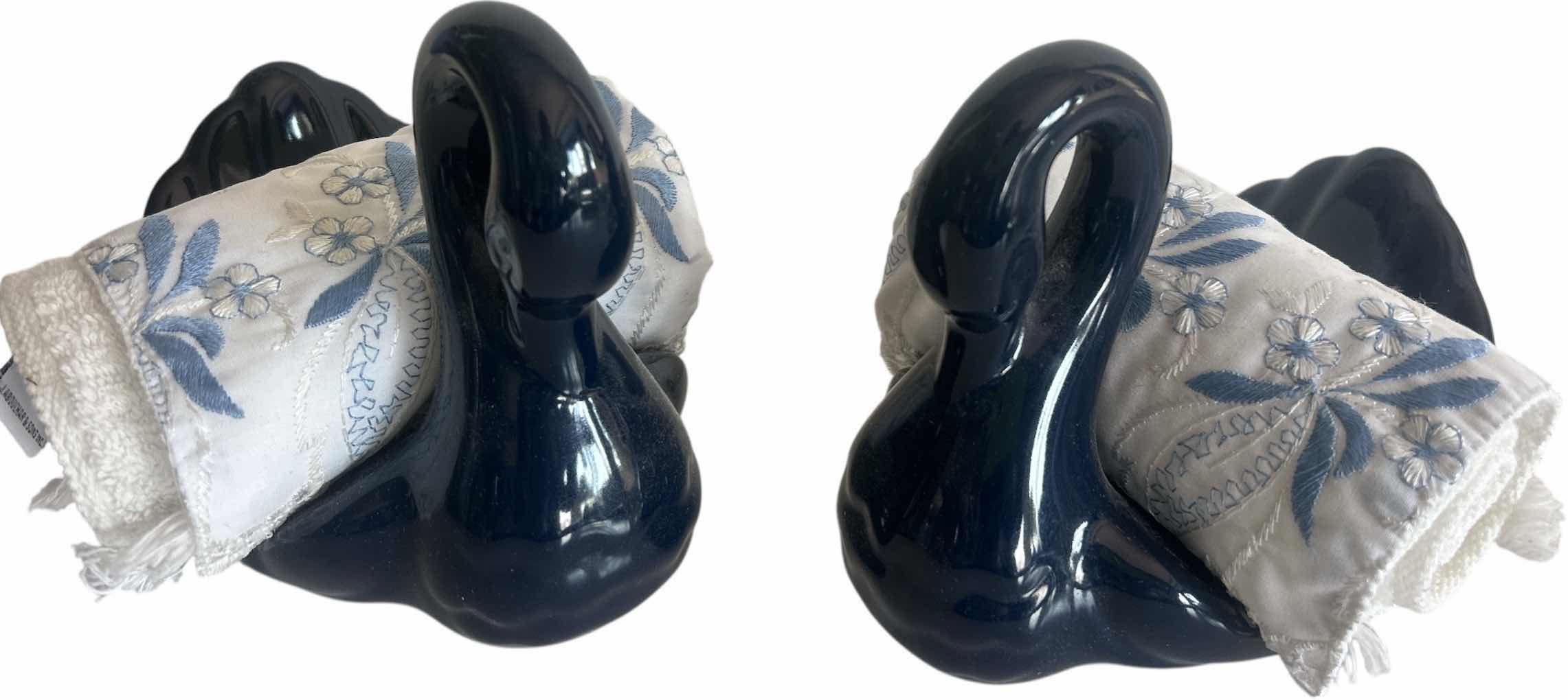 Photo 1 of 2 SWAN HAND TOWEL HOLDERS