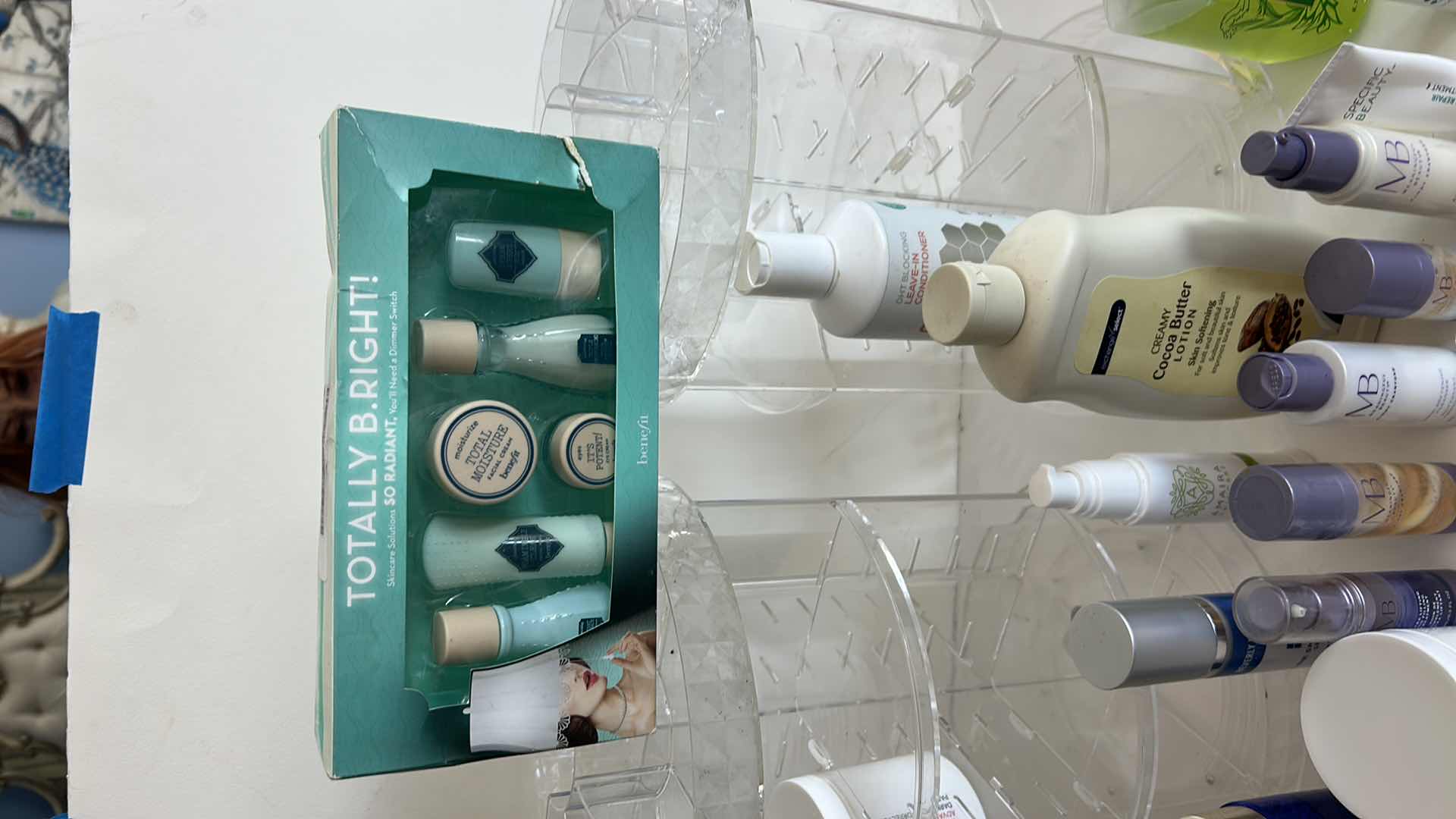 Photo 1 of 2 ROTATIONS ORGANIZERS AND OPENED SKIN CARE PRODUCTS