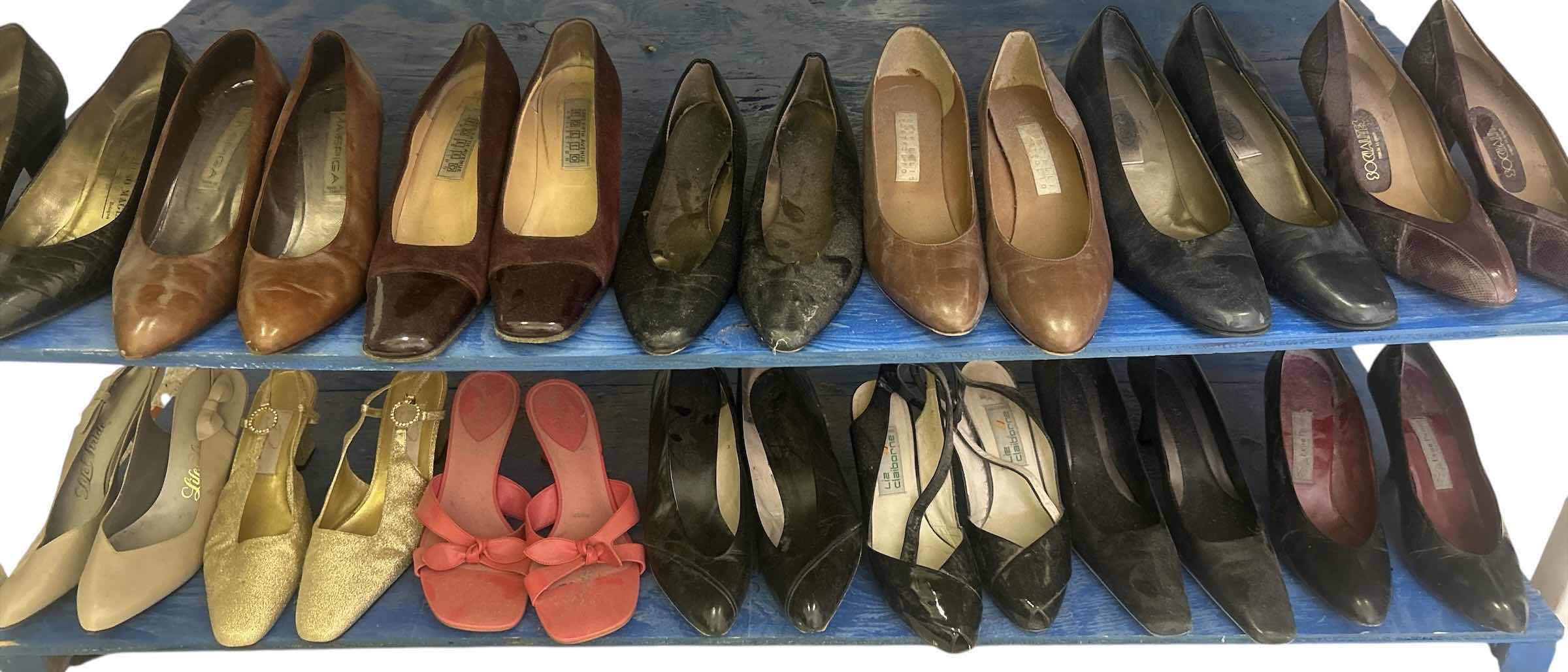 Photo 1 of 14 PAIRS WOMENS SHOES SIZE 10