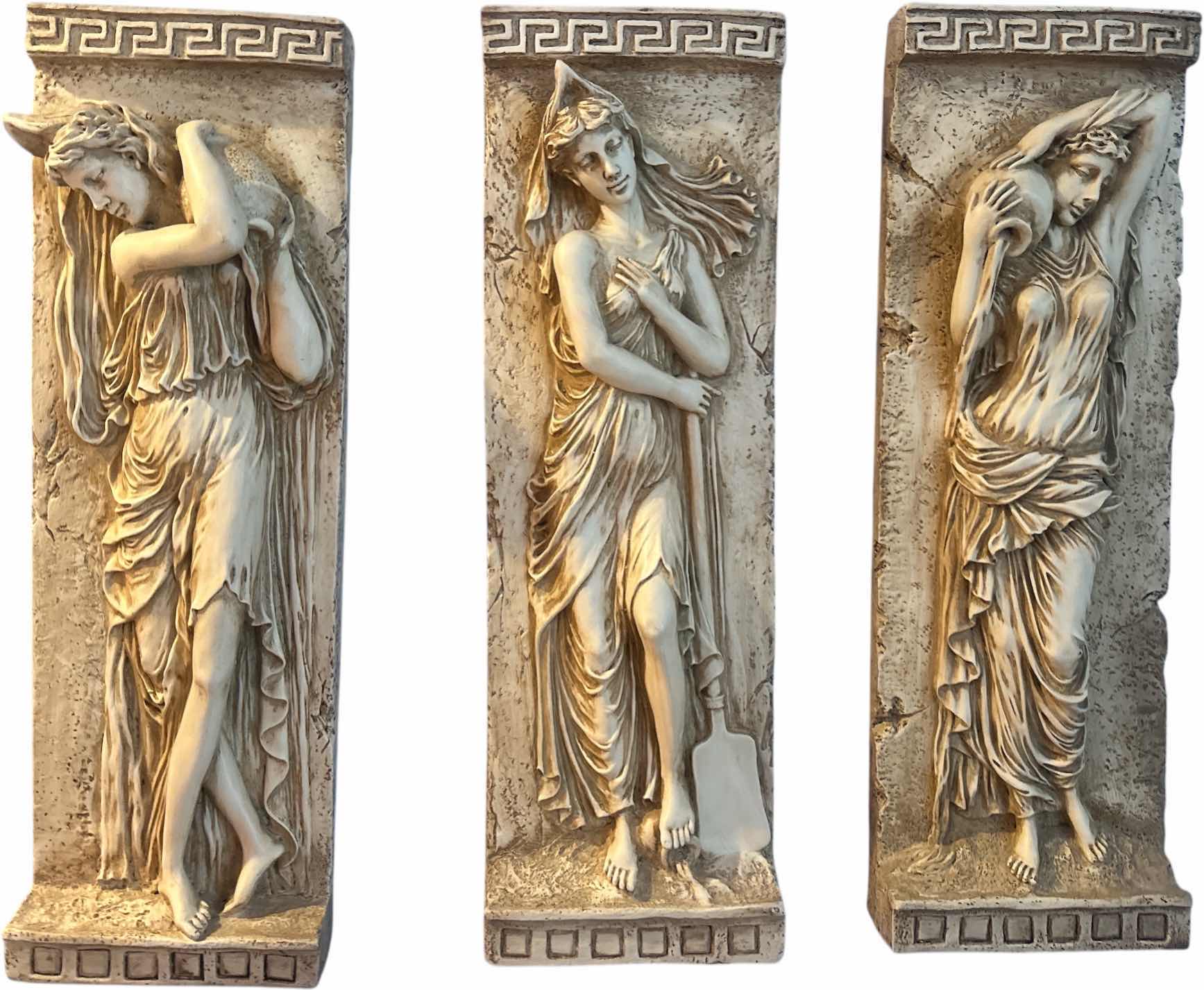 Photo 1 of 3 ROMAN INSPIRED WALL PLAQUES WALL DECOR 7 1/4“ x 22“