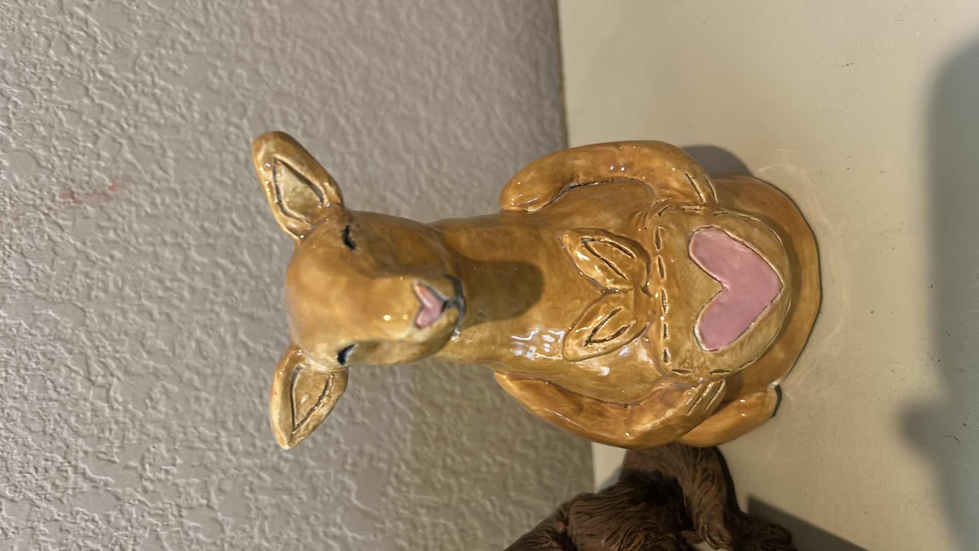 Photo 1 of 3 FIGURES- 2 DOGS AND 1 KANGAROO H5.5”