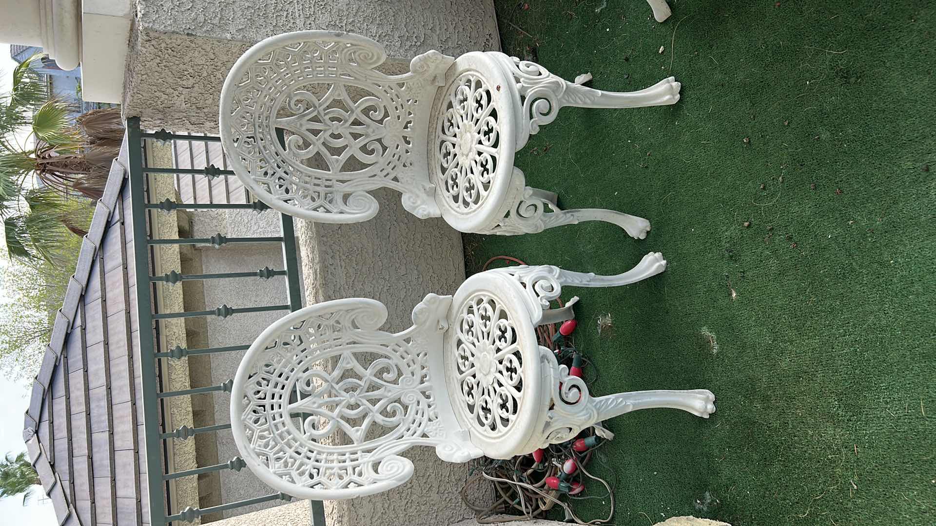 Photo 1 of 2 SMALL OUTDOOR CHAIRS H33.5”