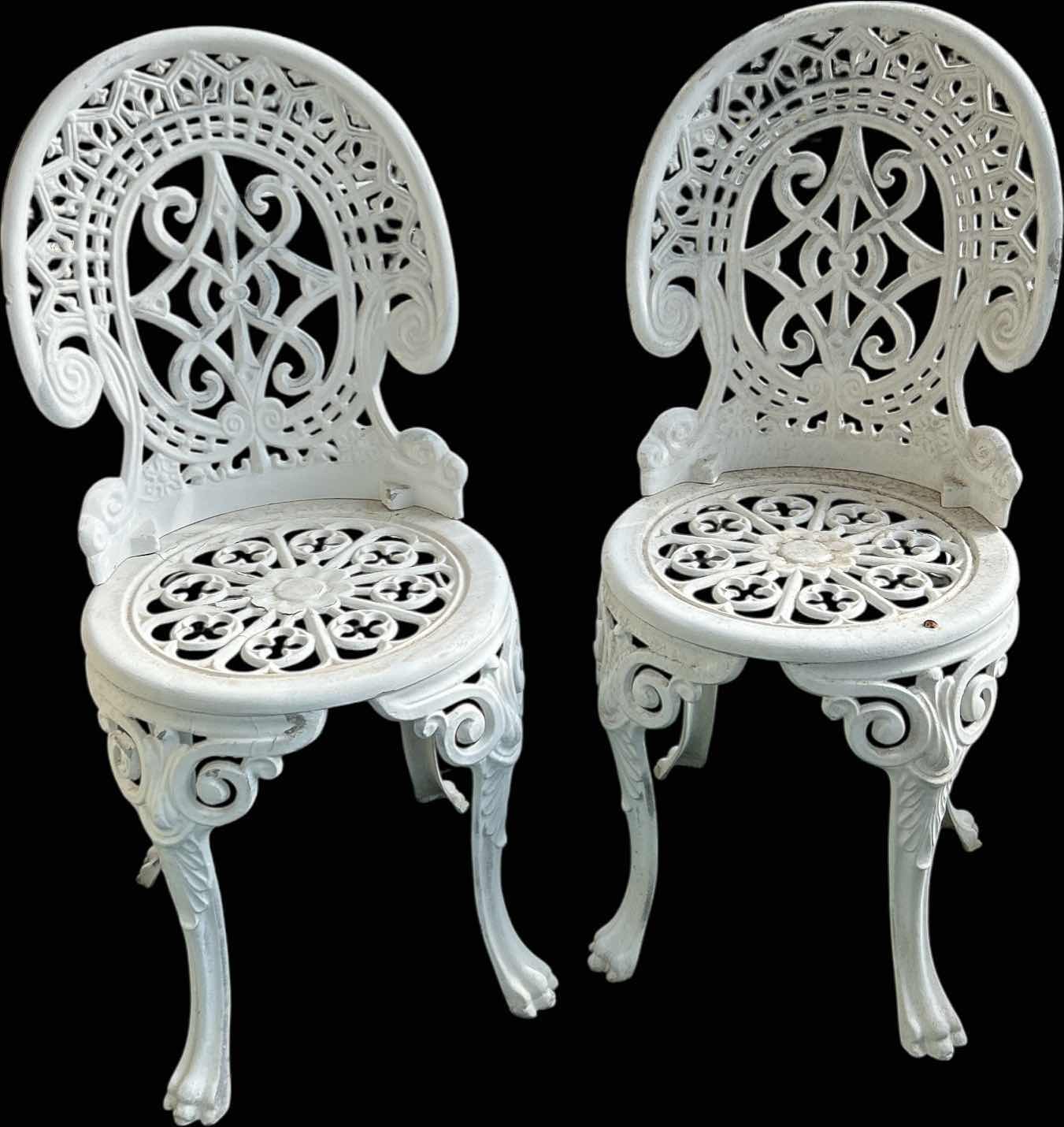 Photo 1 of 2 SMALL OUTDOOR CHAIRS H33.5”