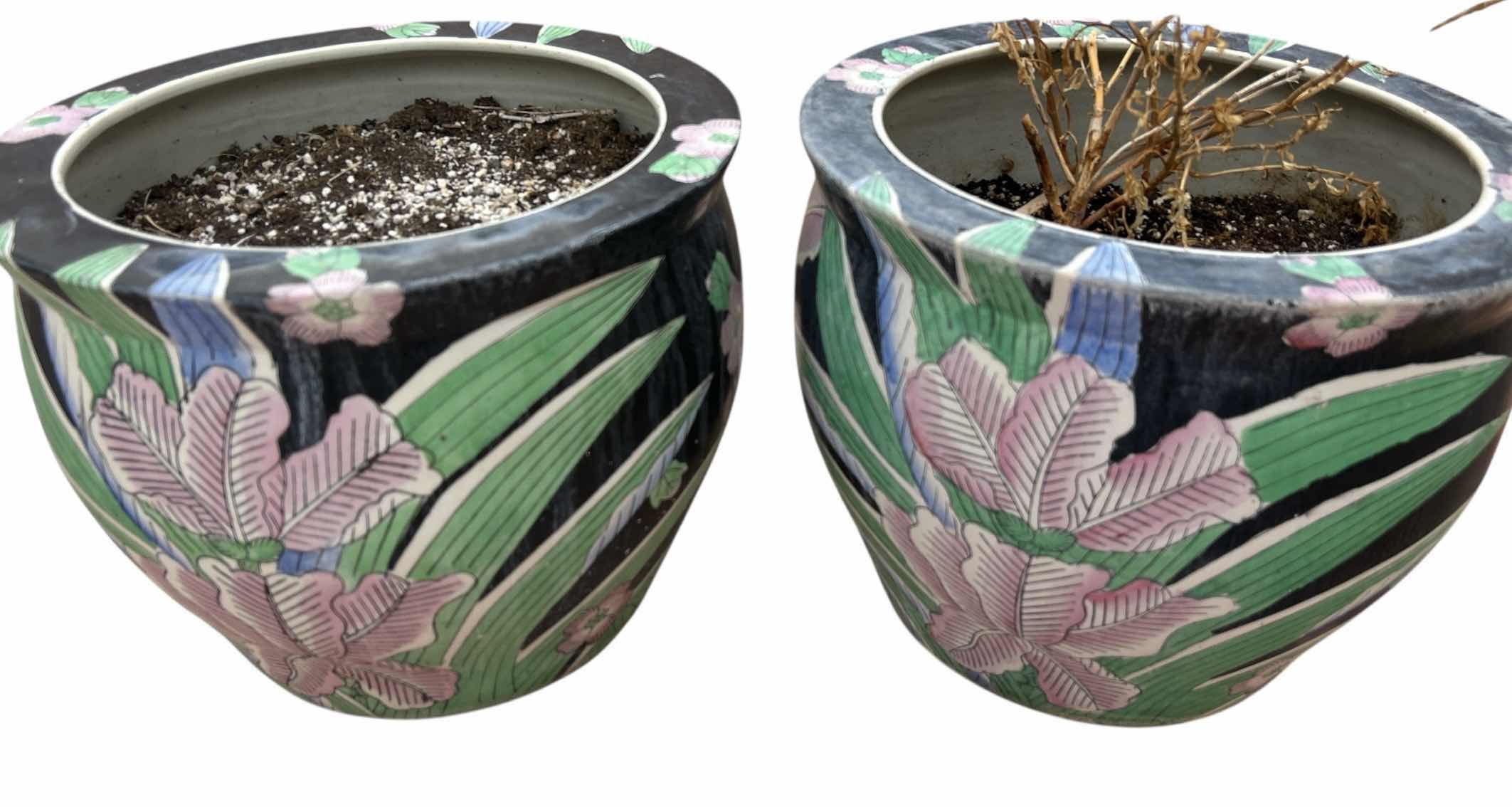 Photo 1 of 2 PORCELAIN POTS 14” x 11”