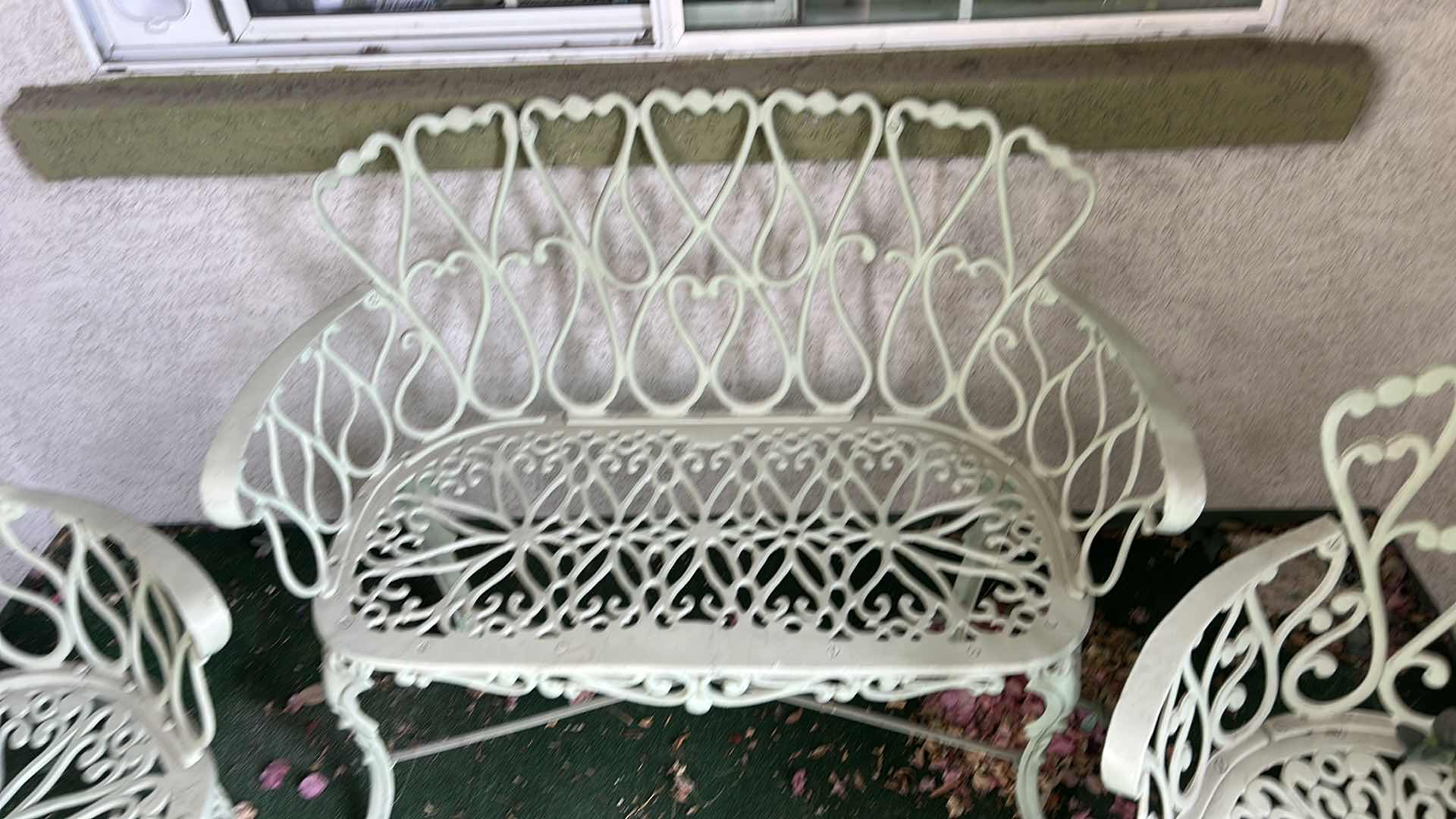 Photo 2 of 3 PC METAL OUTDOOR PATIO SET