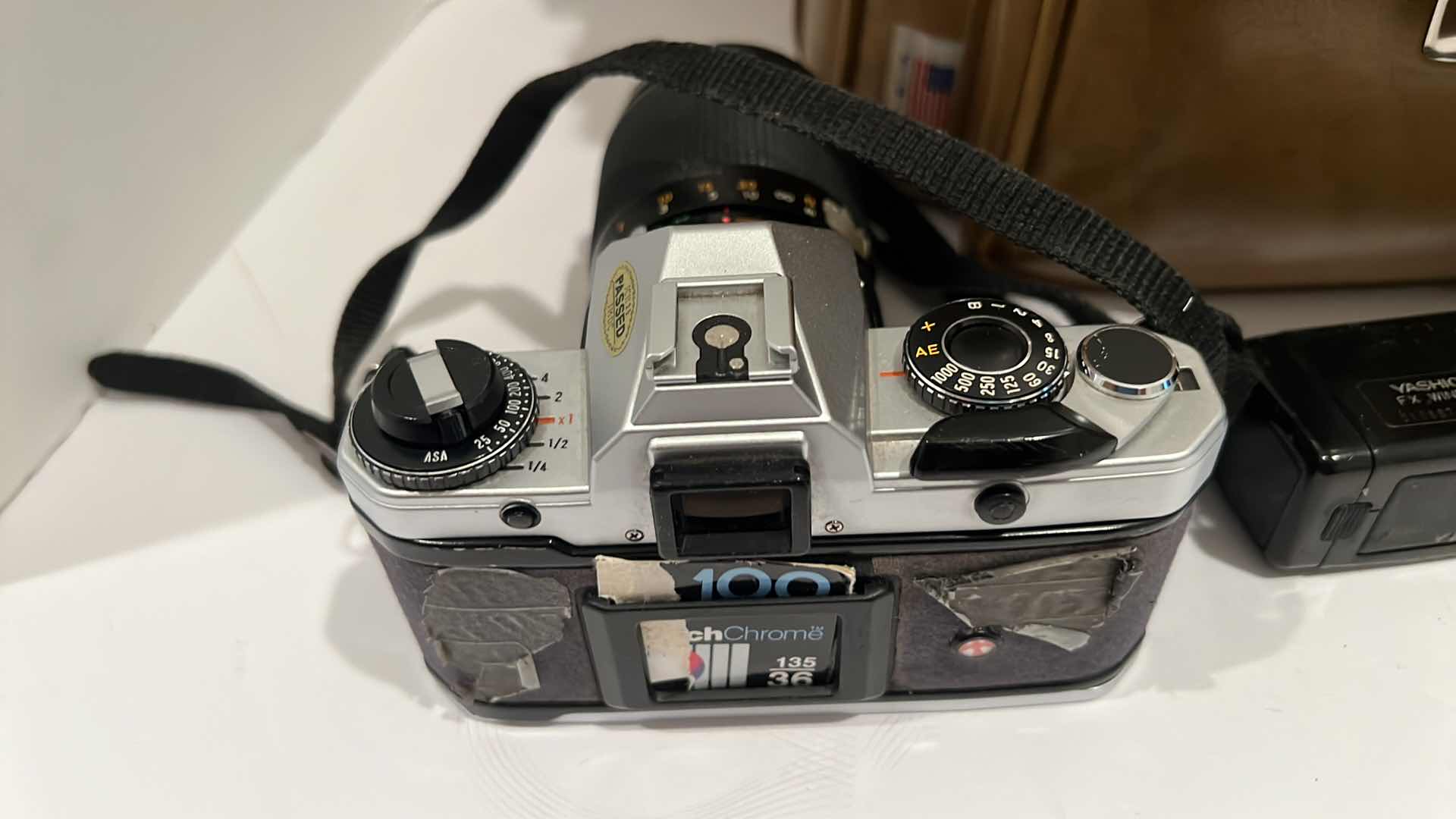 Photo 1 of YASHICA CAMERA W LENSES & CARRYING CASE