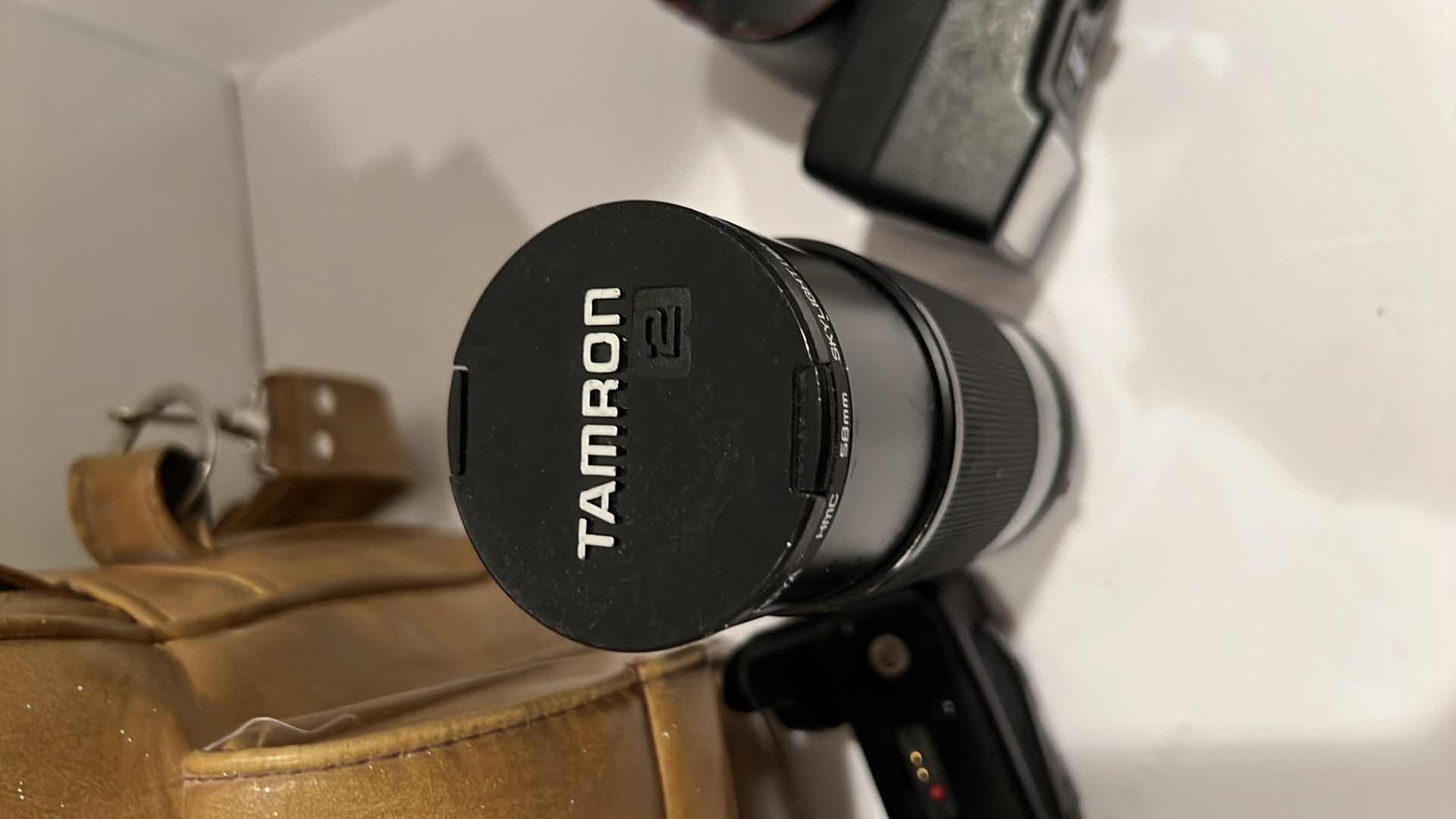 Photo 1 of YASHICA CAMERA W LENSES & CARRYING CASE