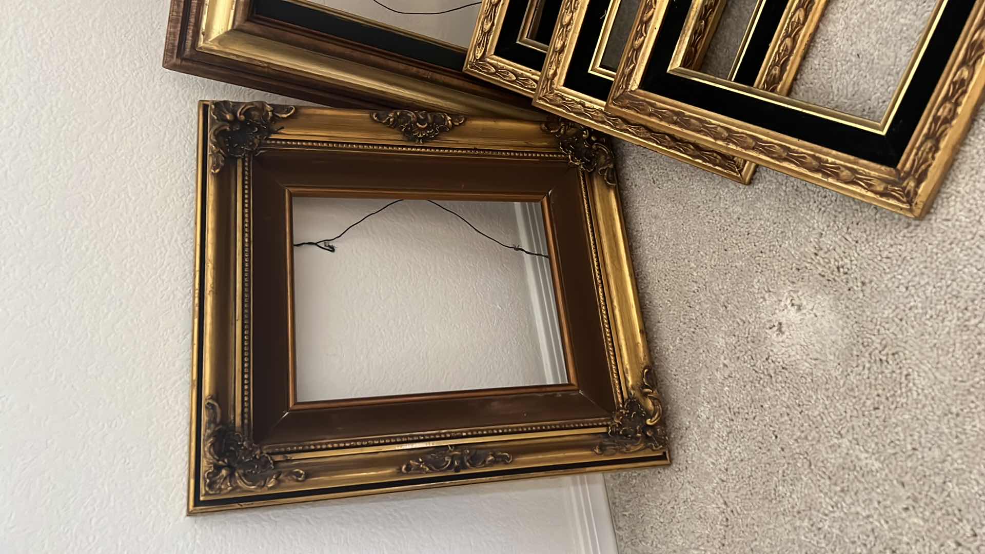 Photo 1 of 6- GOLD PICTURE FRAMES