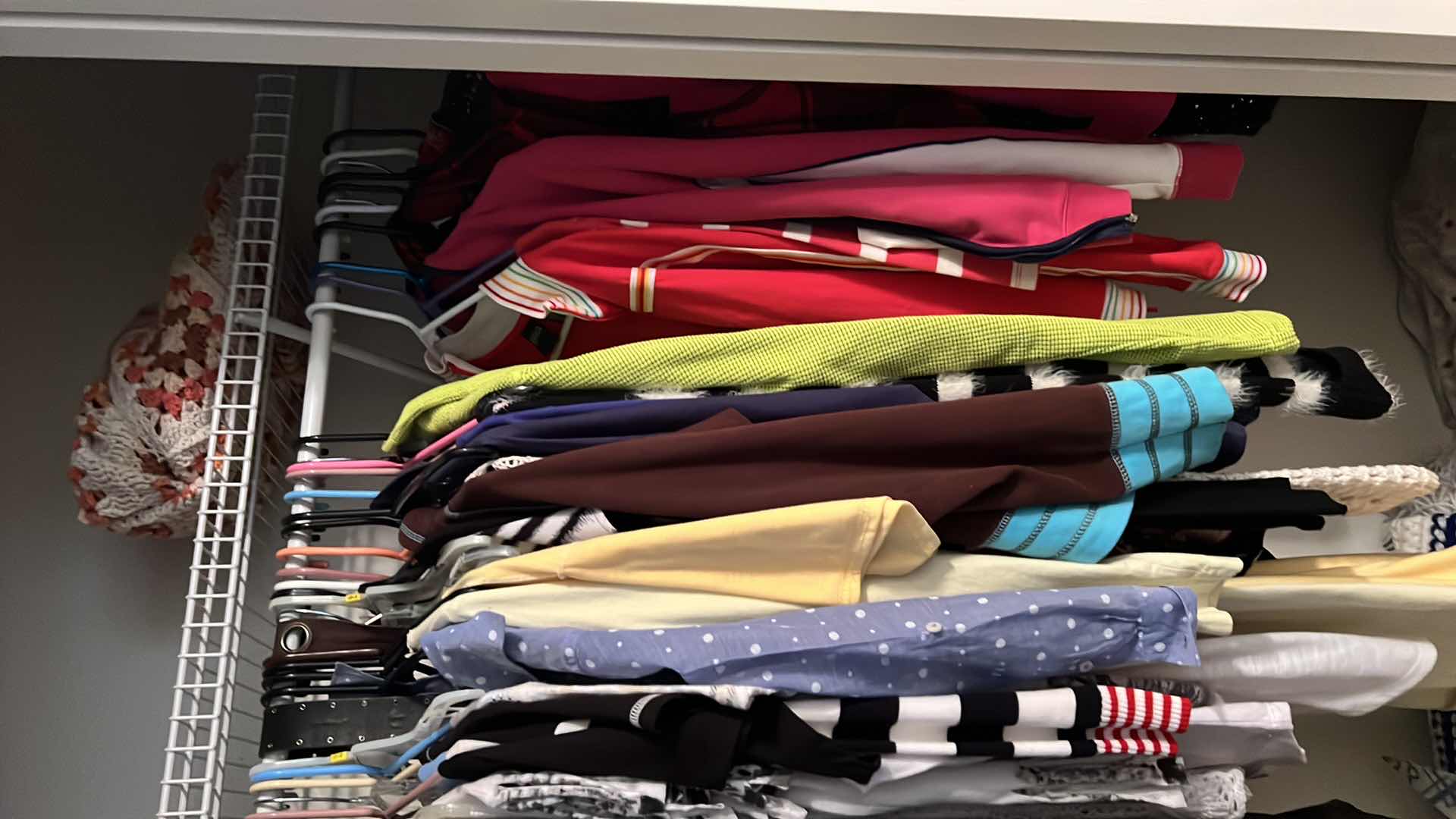 Photo 2 of CONTENTS OF GUEST BEDROOM #2 CLOSET-LADIES CLOTHES& BLANKETS