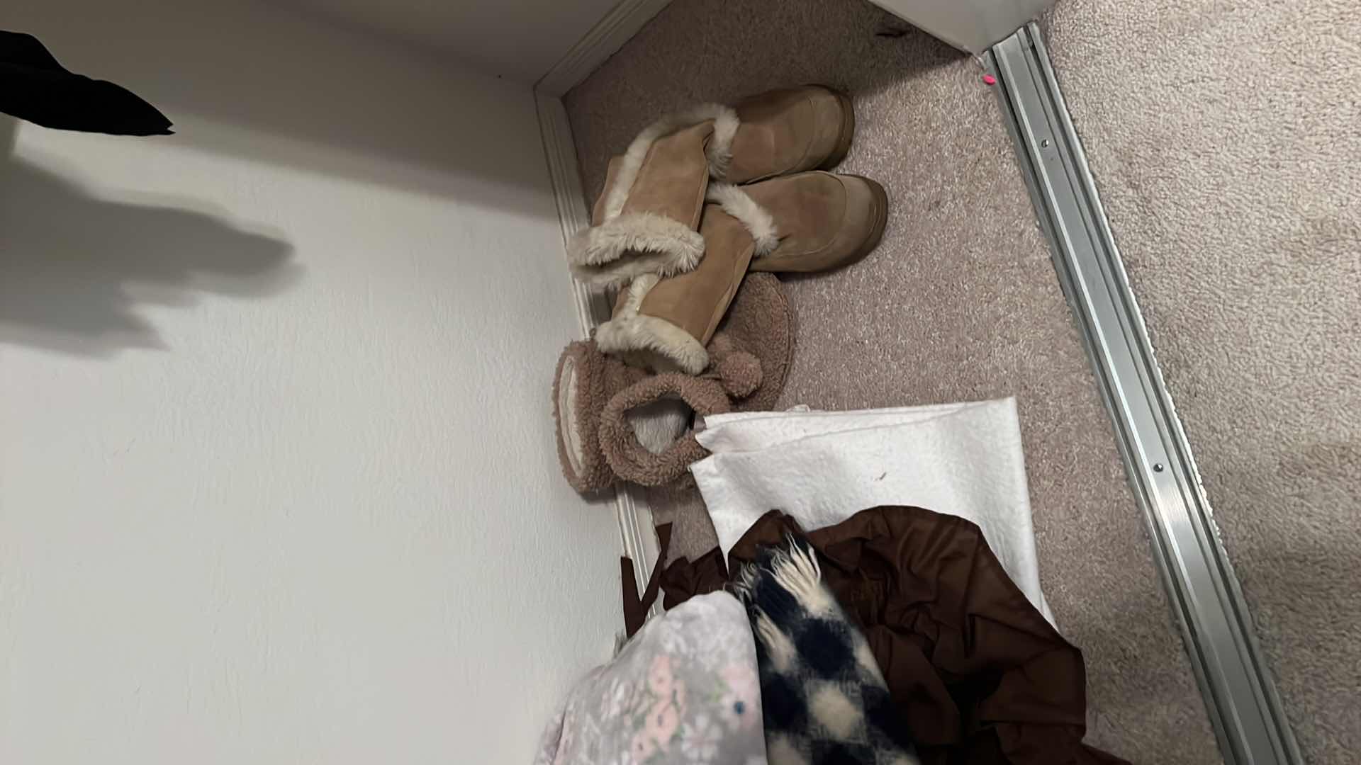 Photo 1 of CONTENTS OF GUEST BEDROOM #2 CLOSET-LADIES CLOTHES& BLANKETS