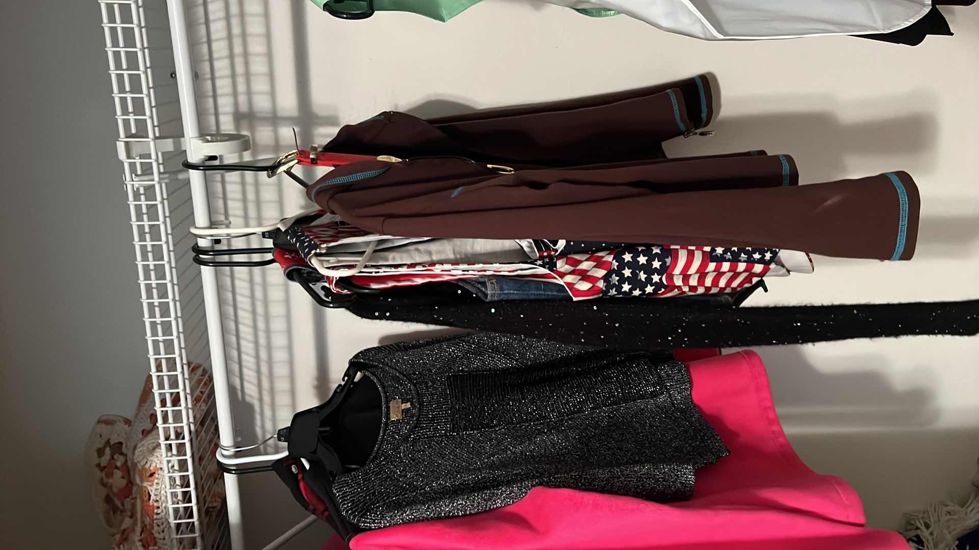 Photo 4 of CONTENTS OF GUEST BEDROOM #2 CLOSET-LADIES CLOTHES& BLANKETS