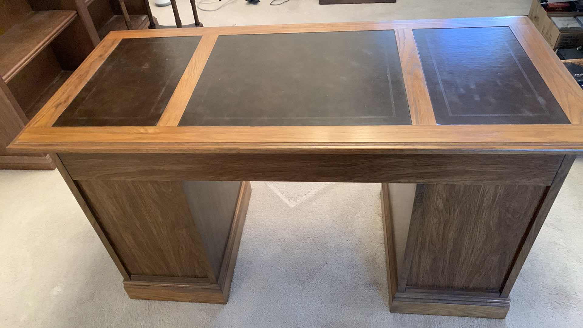 Photo 1 of VINTAGE EXECUTIVE DESK  52” X 24” H 30”