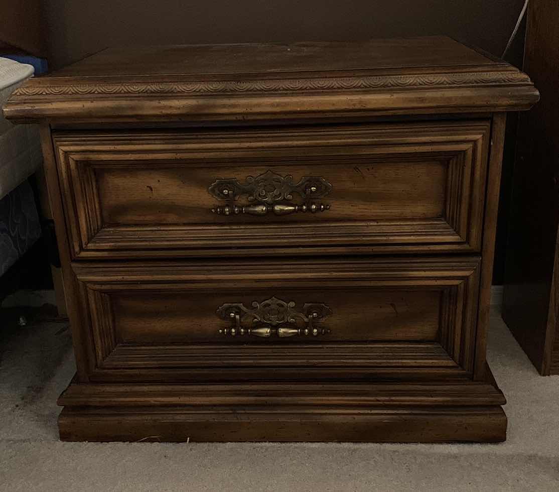 Photo 1 of VINTAGE 2 DRAWER NIGHTSTAND 28” X 16” H 23”