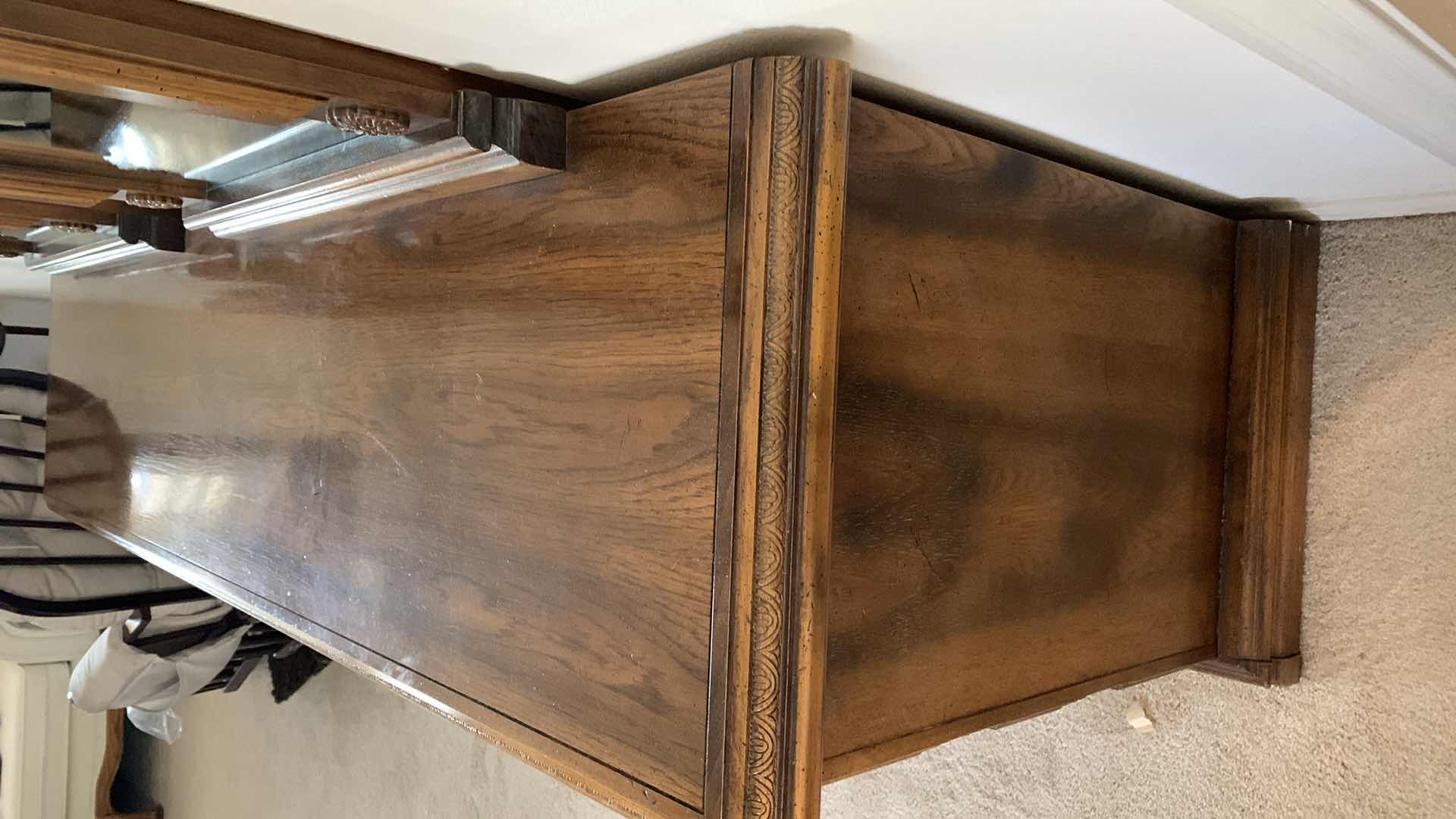 Photo 1 of VINTAGE DOUBLE MIRRORED DRESSER 75” X 31” H  82”