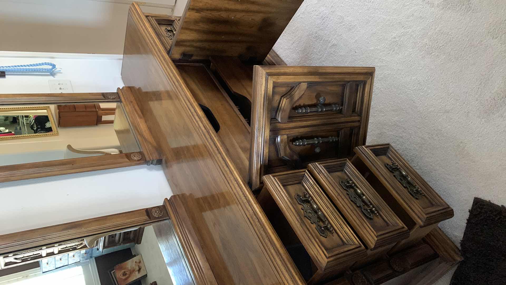 Photo 1 of VINTAGE DOUBLE MIRRORED DRESSER 75” X 31” H  82”