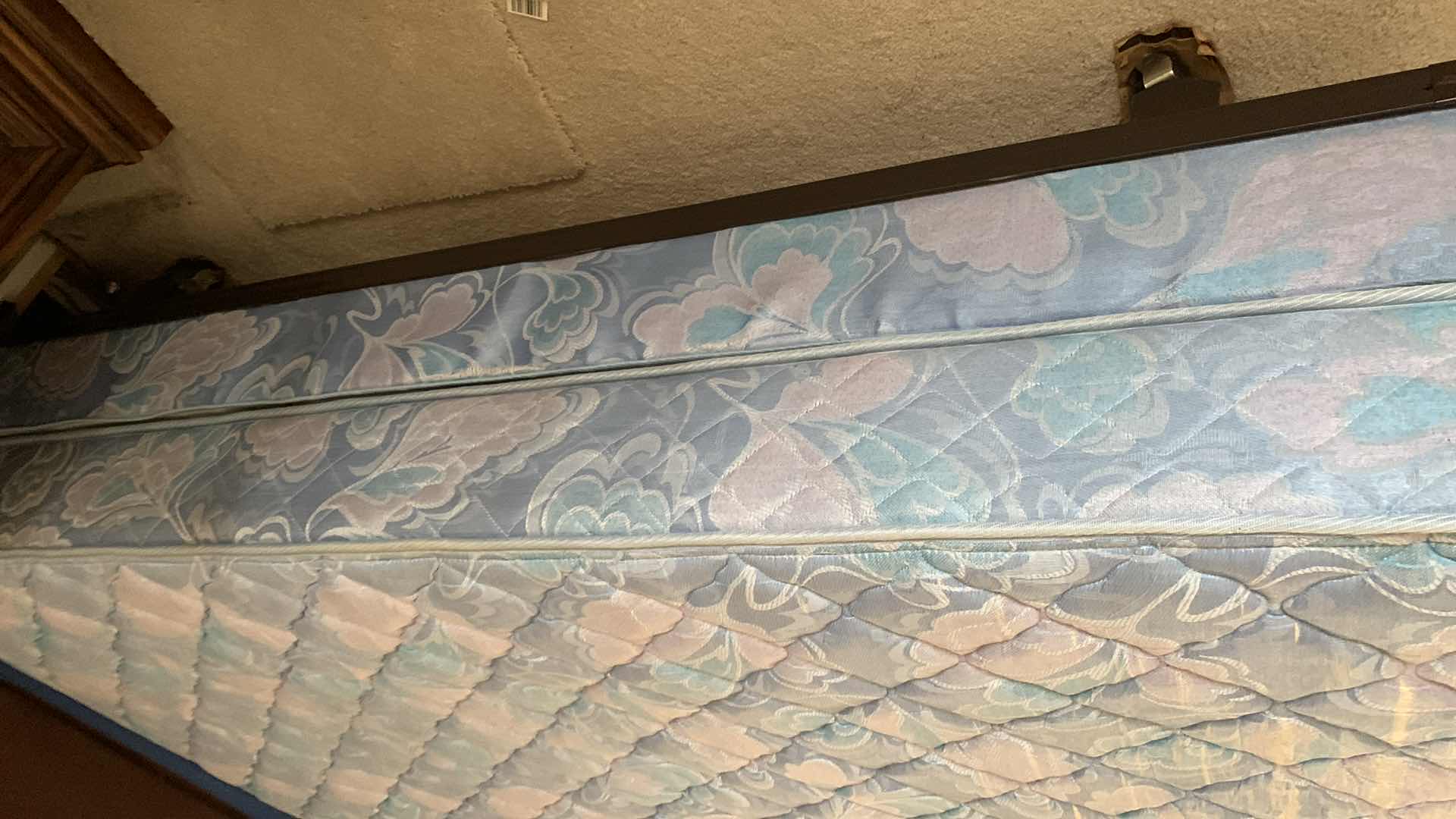 Photo 3 of TWIN PADDED HEADBOARD WITH MATTRESS AND BOX SPRING