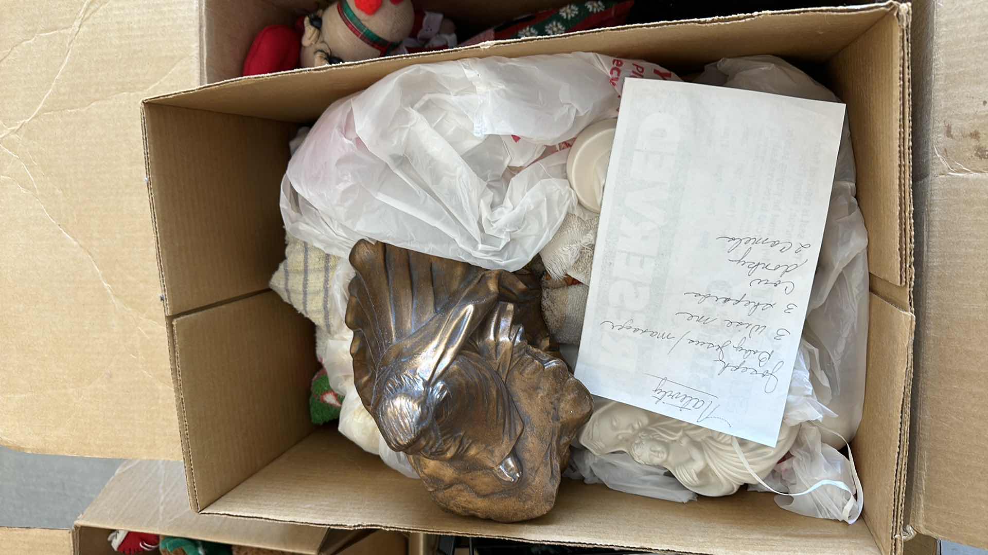 Photo 1 of XMAS DECORATIONS FULL CABINET STUFFED ANIMALS LIGHTS GIFT BAGS GREAT ASSORTMENTS