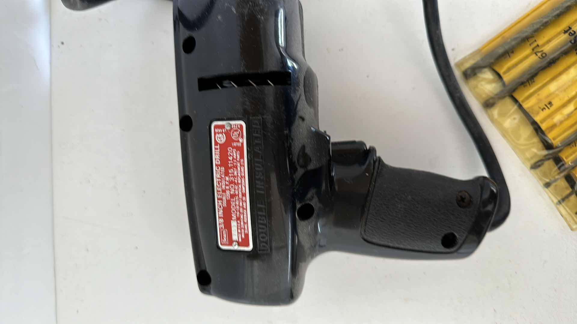 Photo 1 of CRAFTSMAN ELECTRIC POWER DRILL WITH DRILL SET