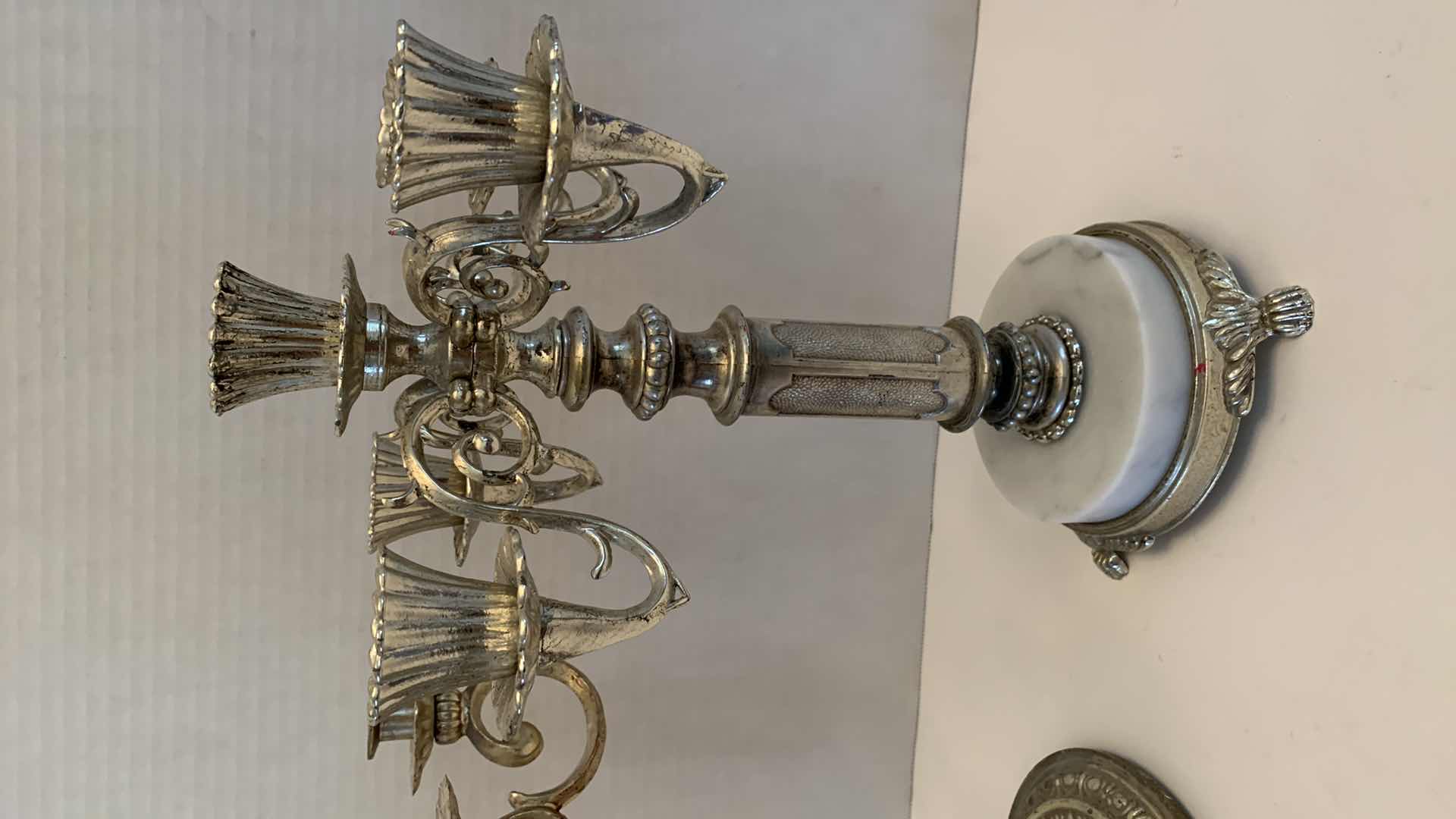 Photo 1 of TWO CANDELABRA’S 13” TALL